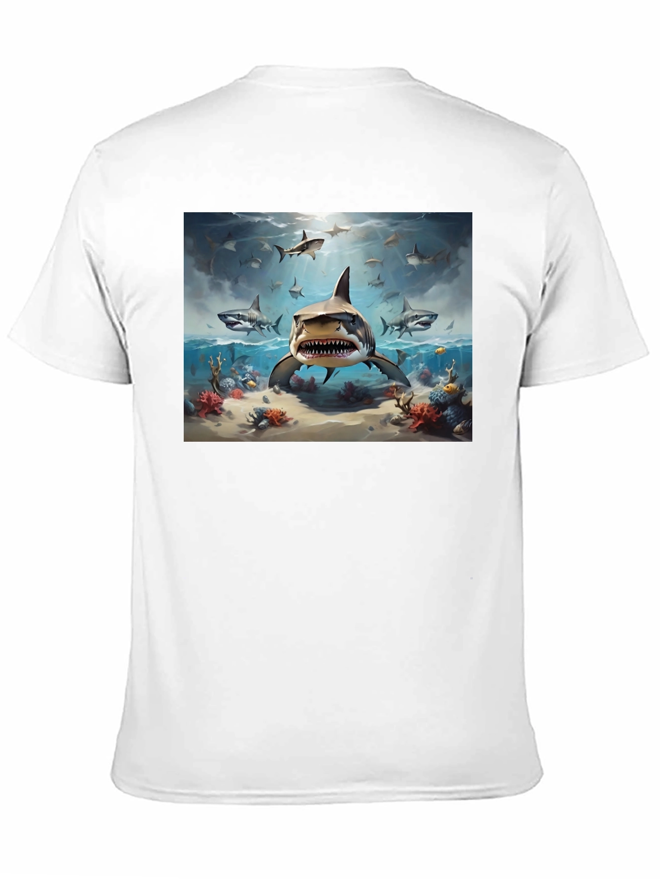 Shark Attack T-Shirt - Marine Life Graphic Tee