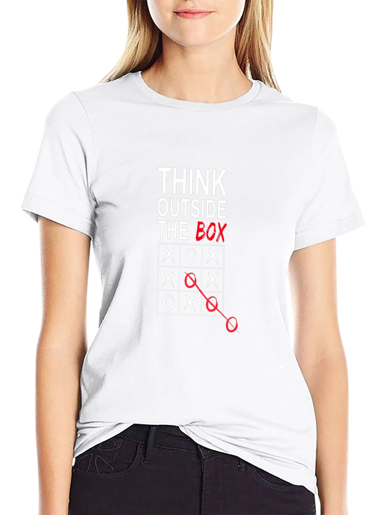 Think Outside The Box Graphic T-Shirt