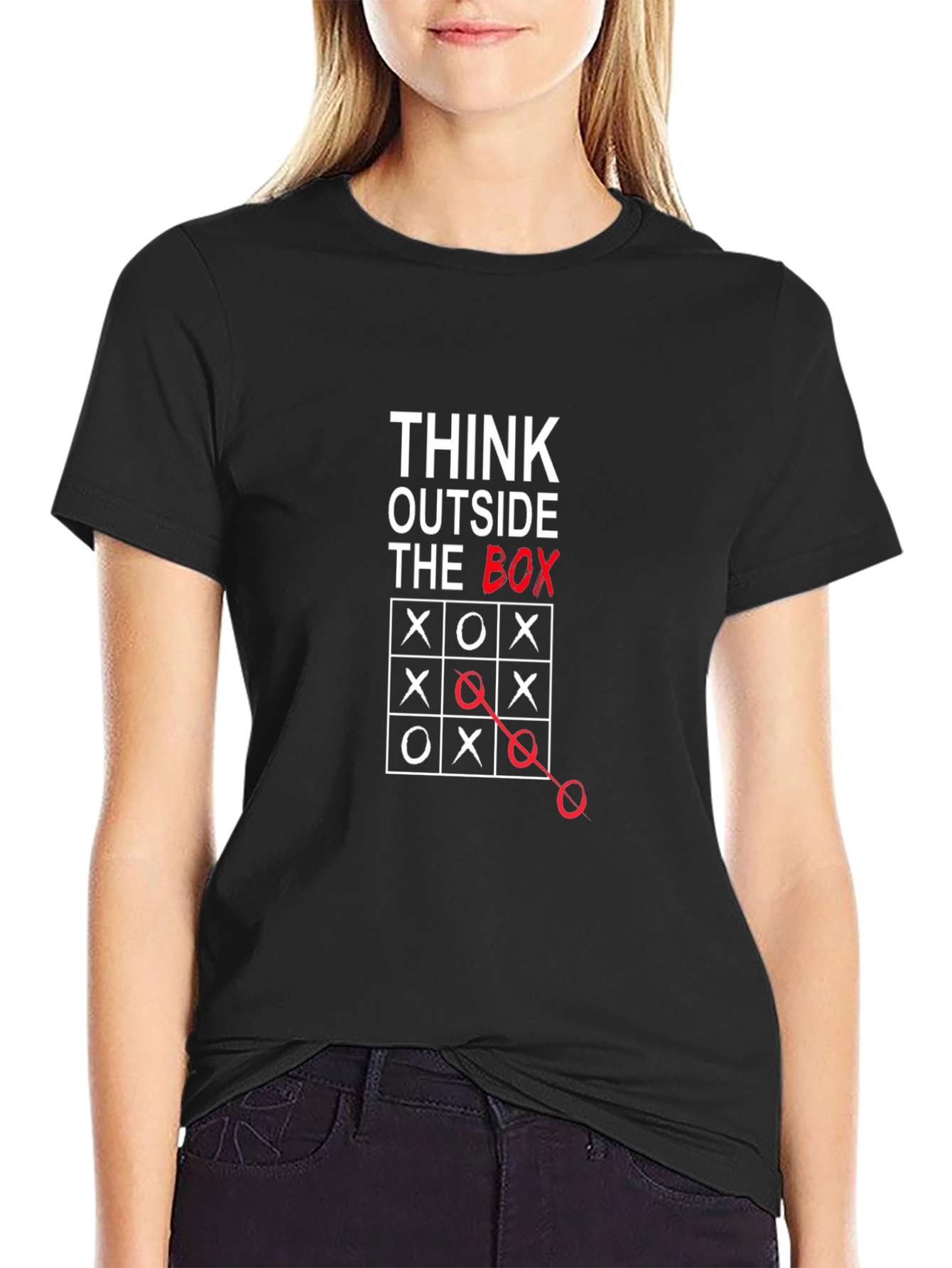 Think Outside The Box Graphic T-Shirt