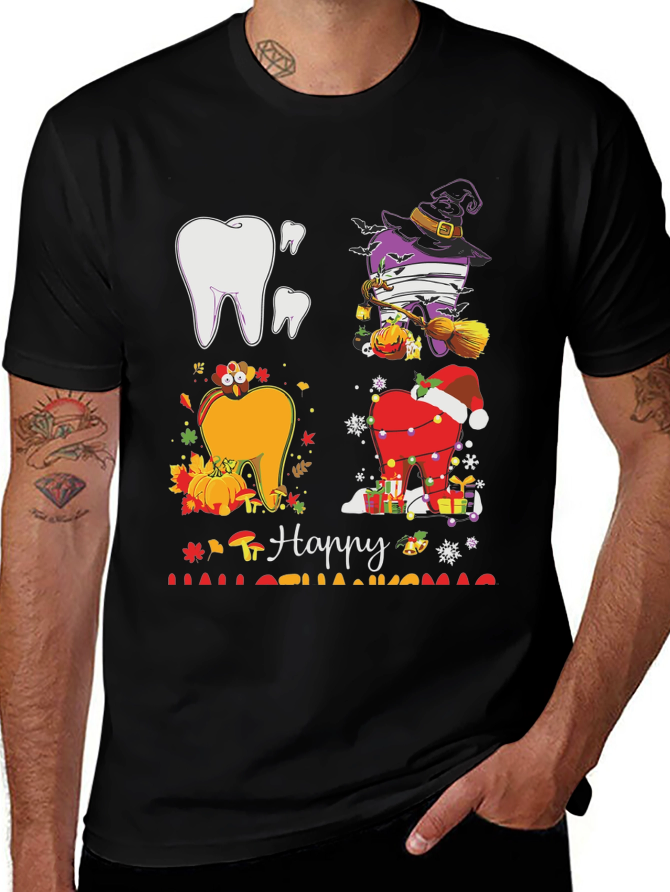 Happy Holidays Dentist T-Shirt
