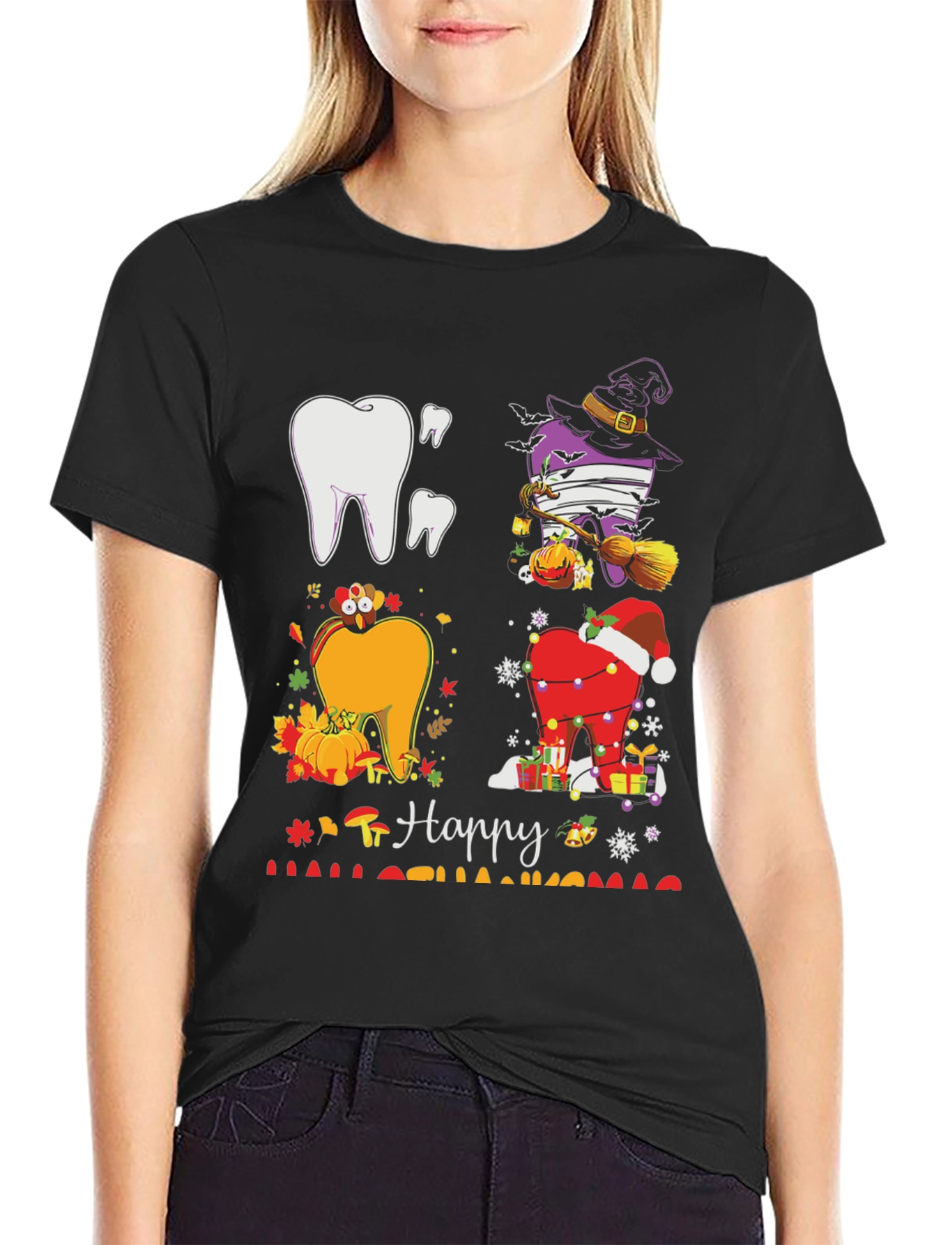 Happy Holidays Dentist T-Shirt