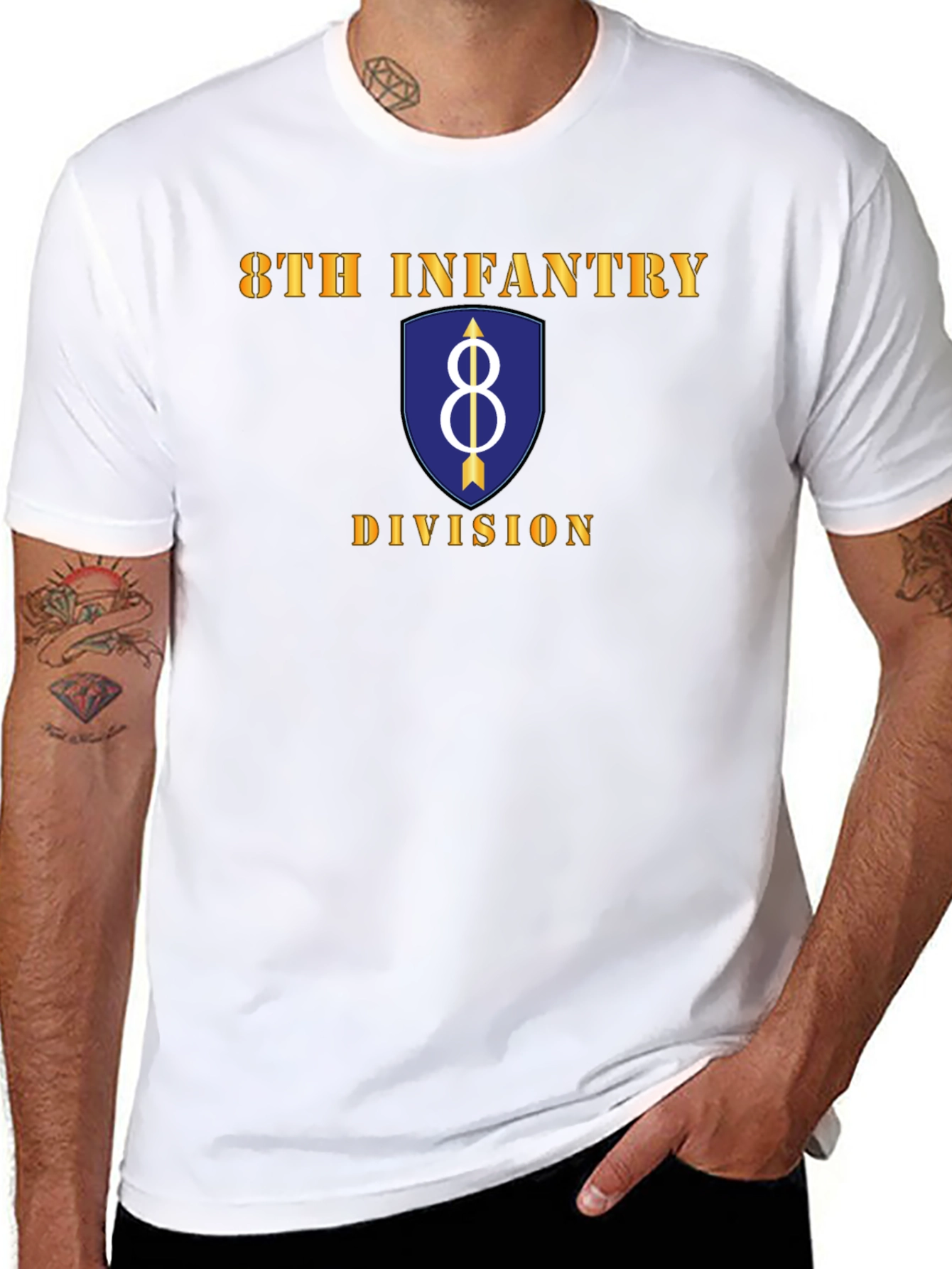 8th Infantry Division T-Shirt - Military Pride