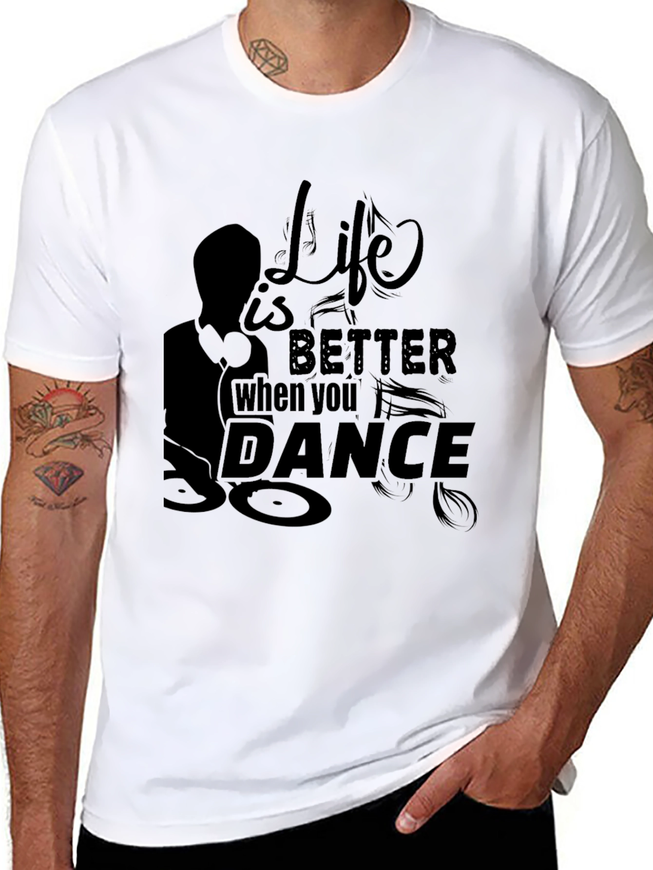 Life is Better When You Dance Black T-Shirt