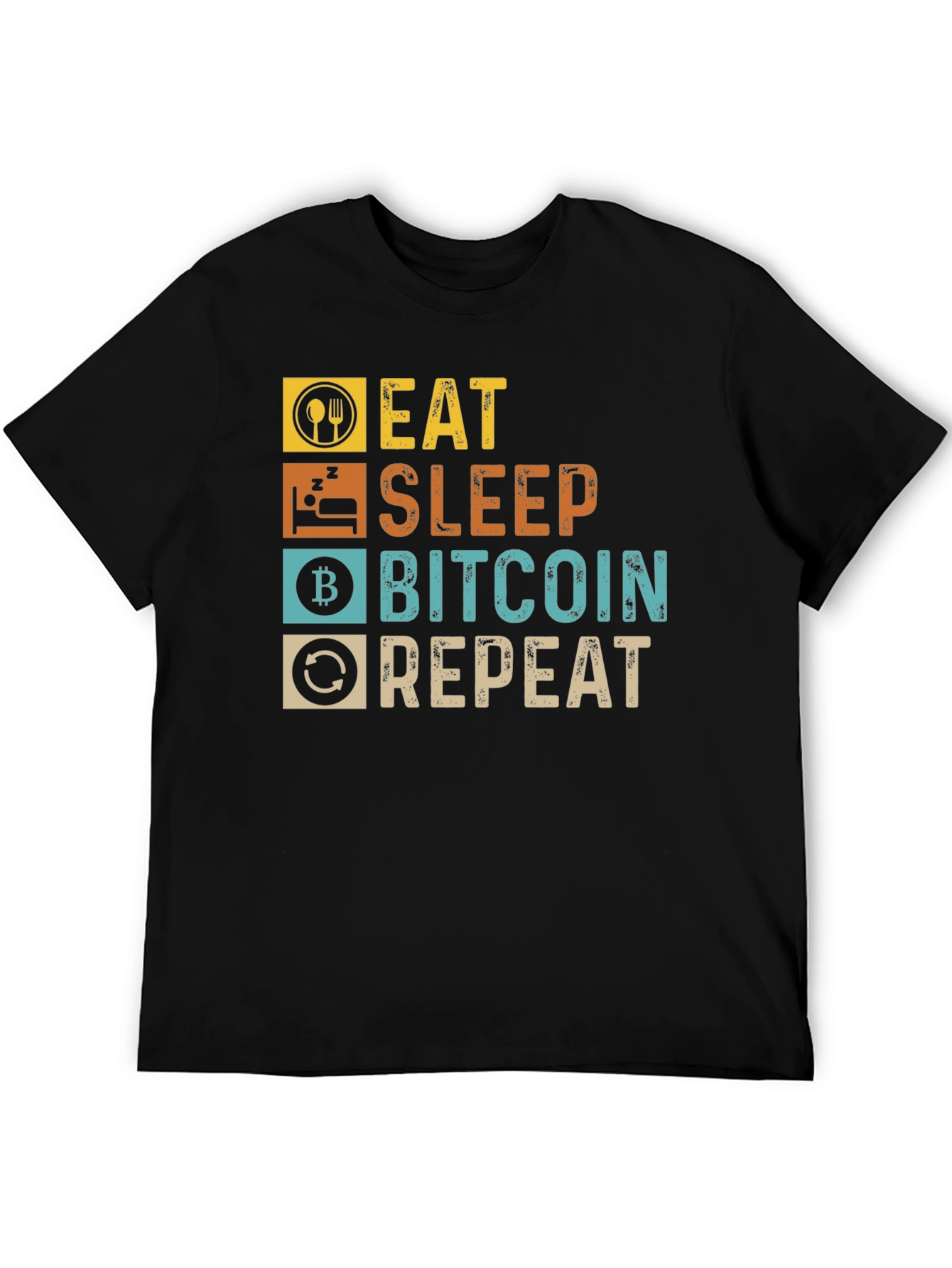 Eat Sleep Bitcoin Repeat T-Shirt