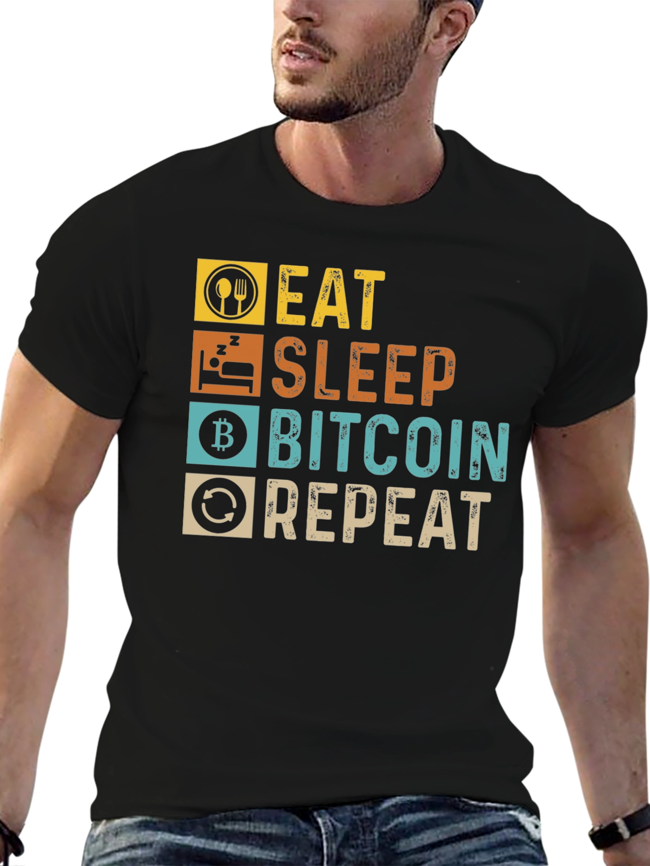 Eat Sleep Bitcoin Repeat T-Shirt