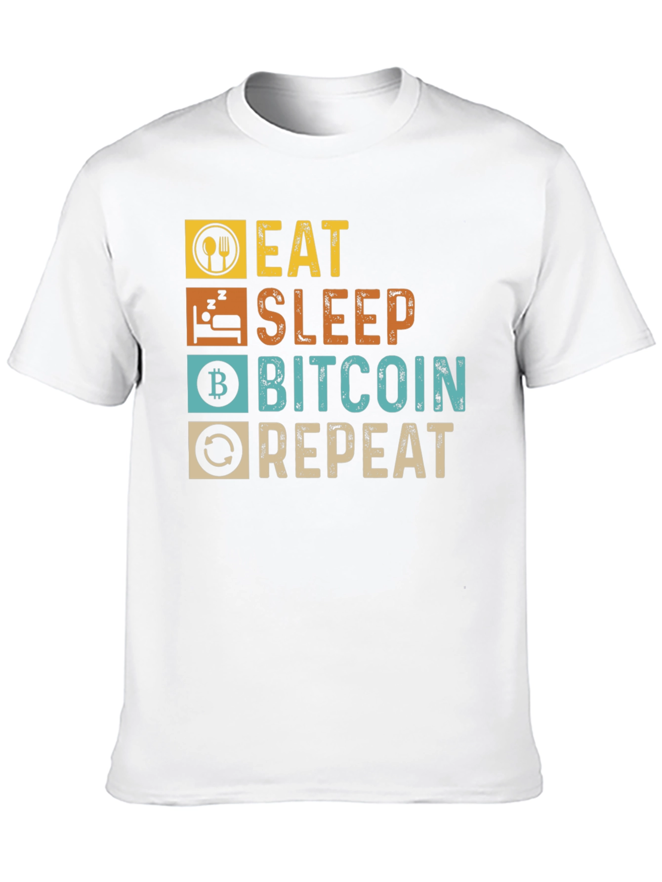 Eat Sleep Bitcoin Repeat T-Shirt