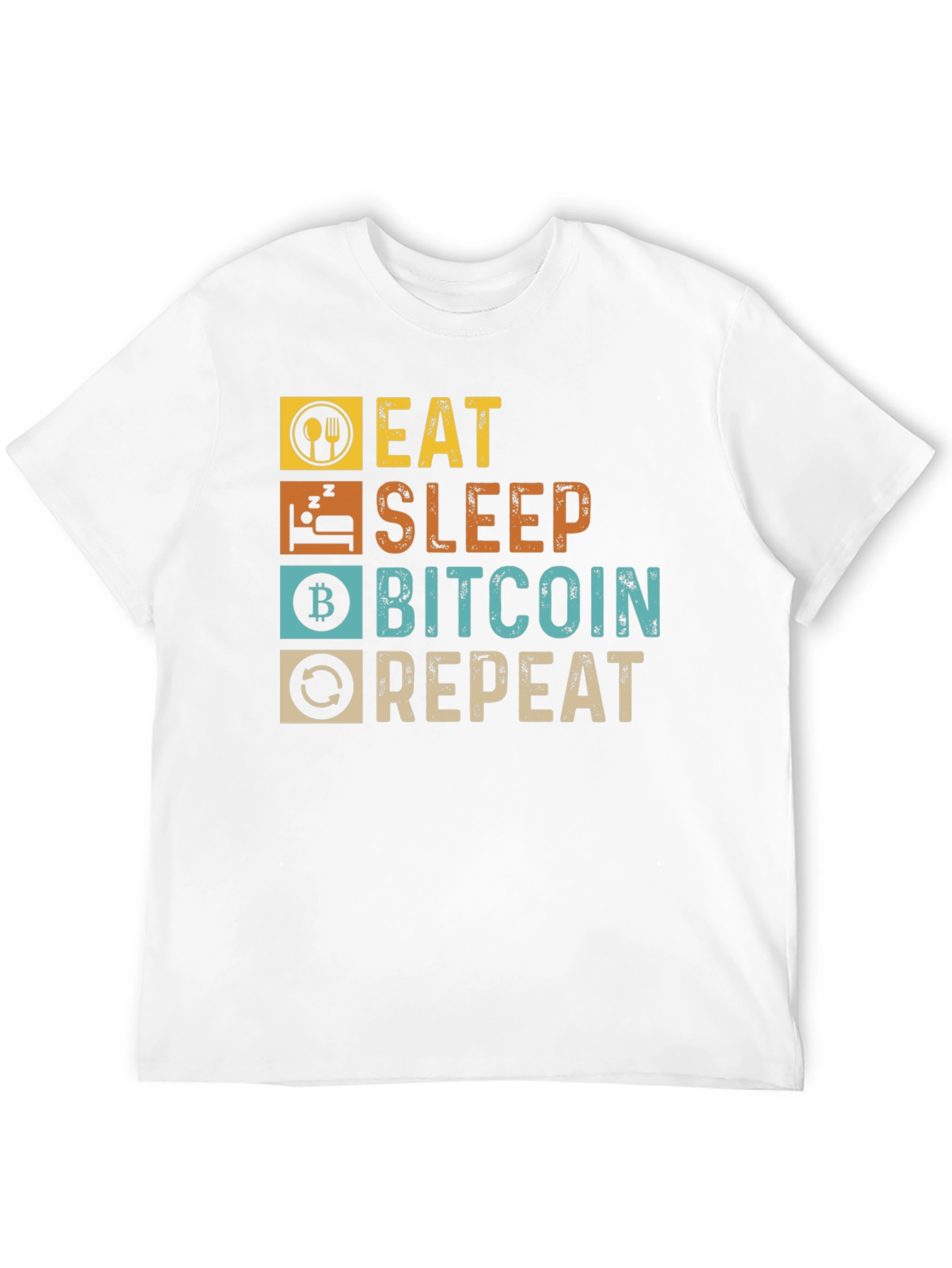 Eat Sleep Bitcoin Repeat T-Shirt