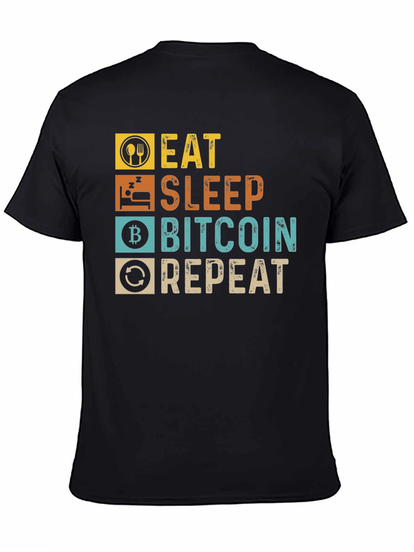 Eat Sleep Bitcoin Repeat T-Shirt