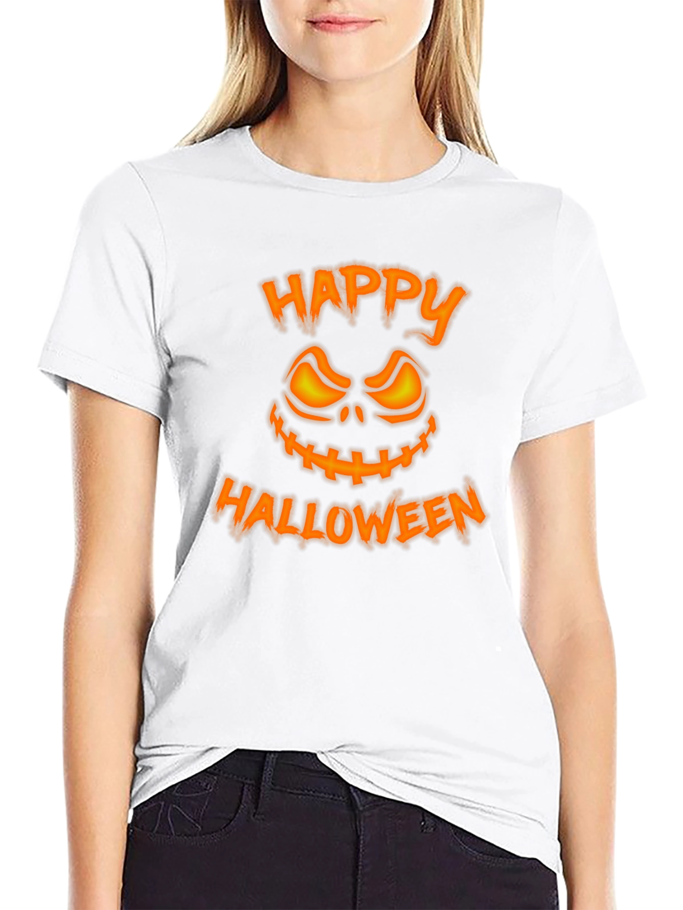 Happy Halloween Graphic Tee - Spooky Season Shirt