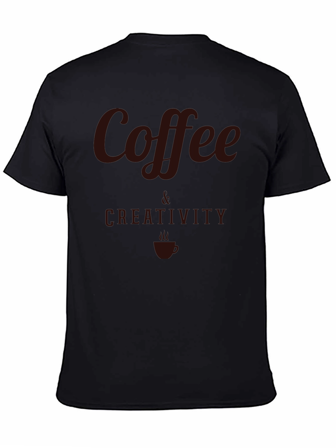 Coffee & Creativity Graphic Tee - Soft Cotton Blend