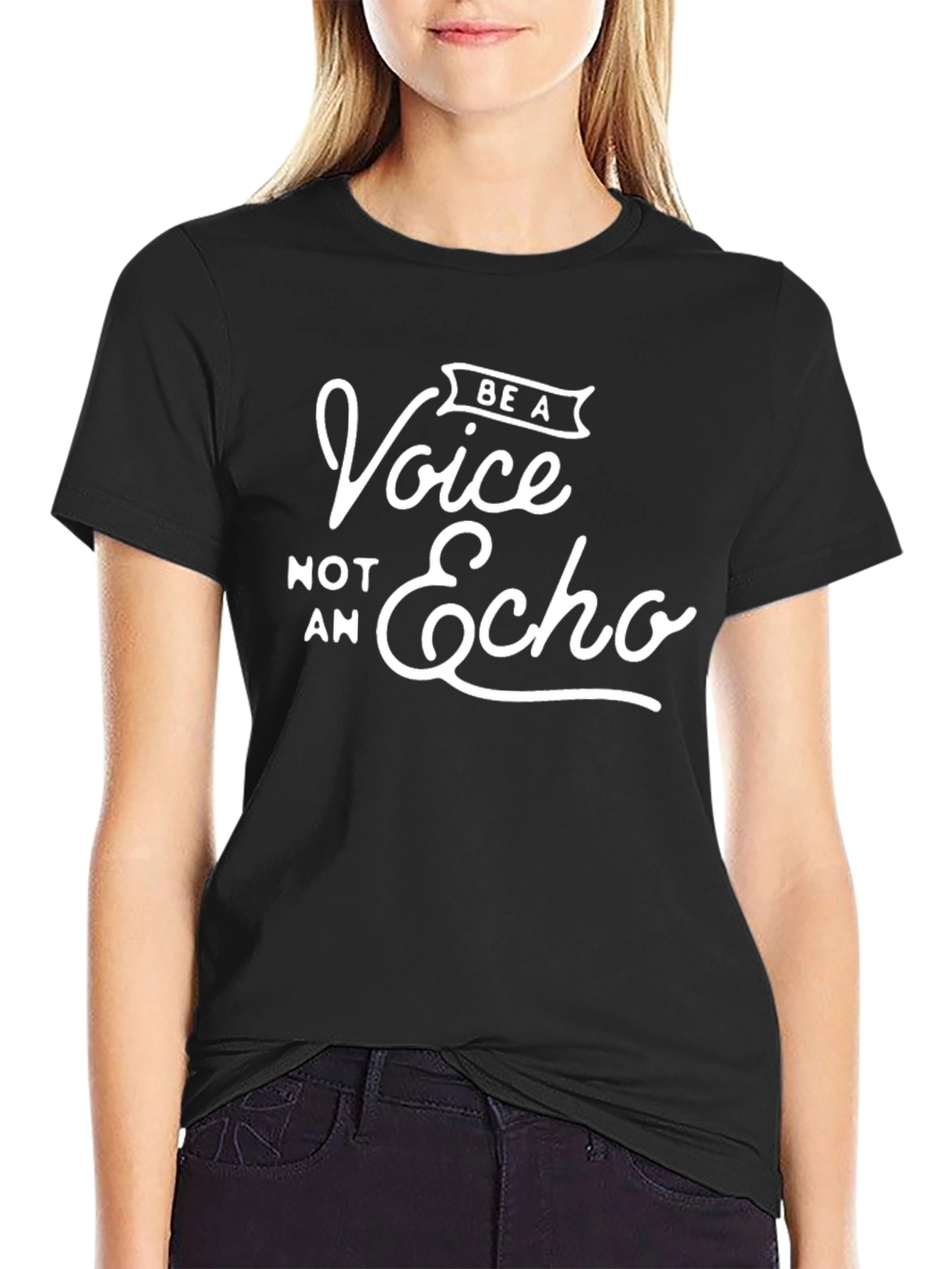 Be a Voice Not an Echo Graphic T-Shirt