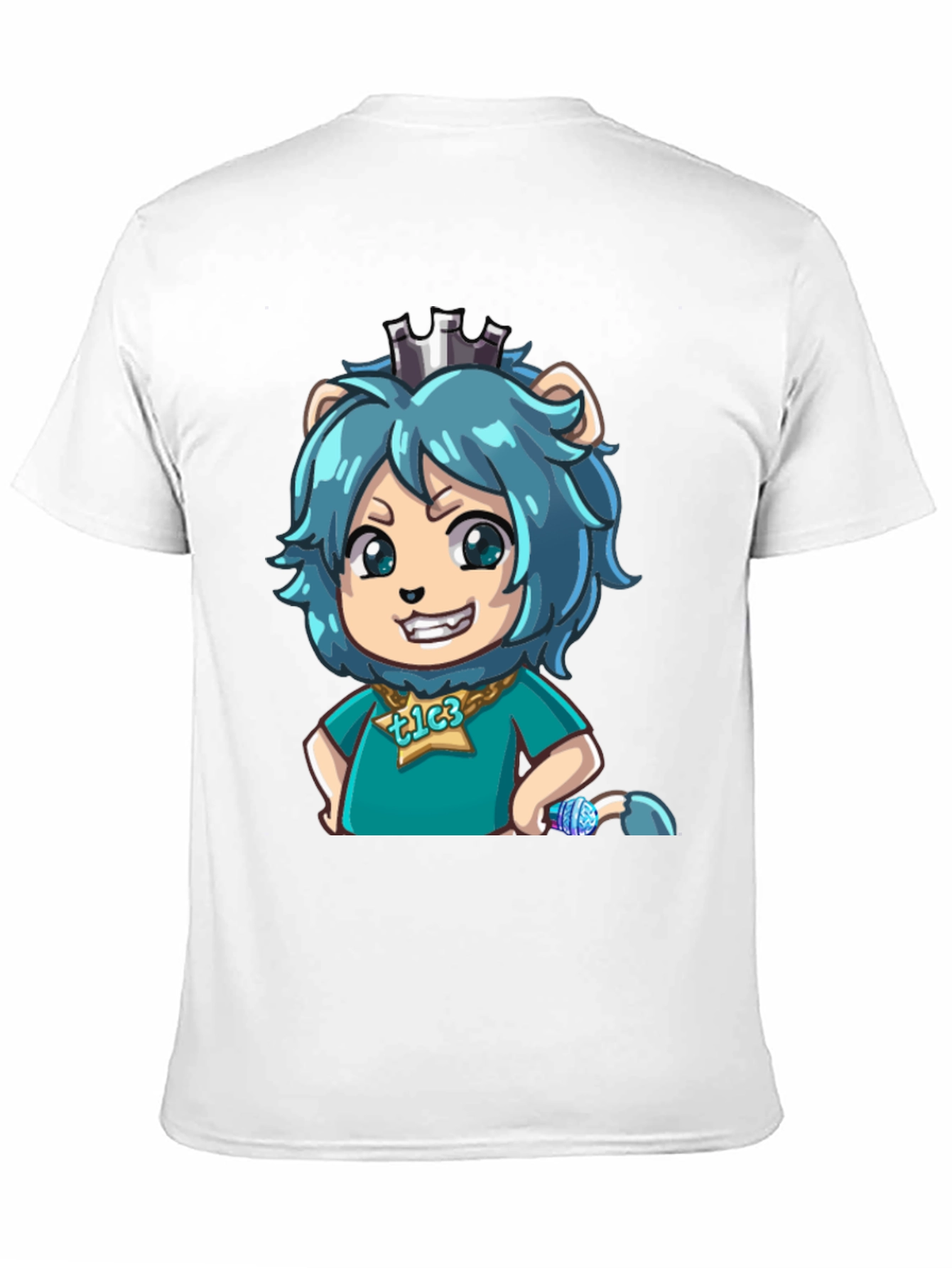 TLC3 Cartoon Graphic Black T-Shirt