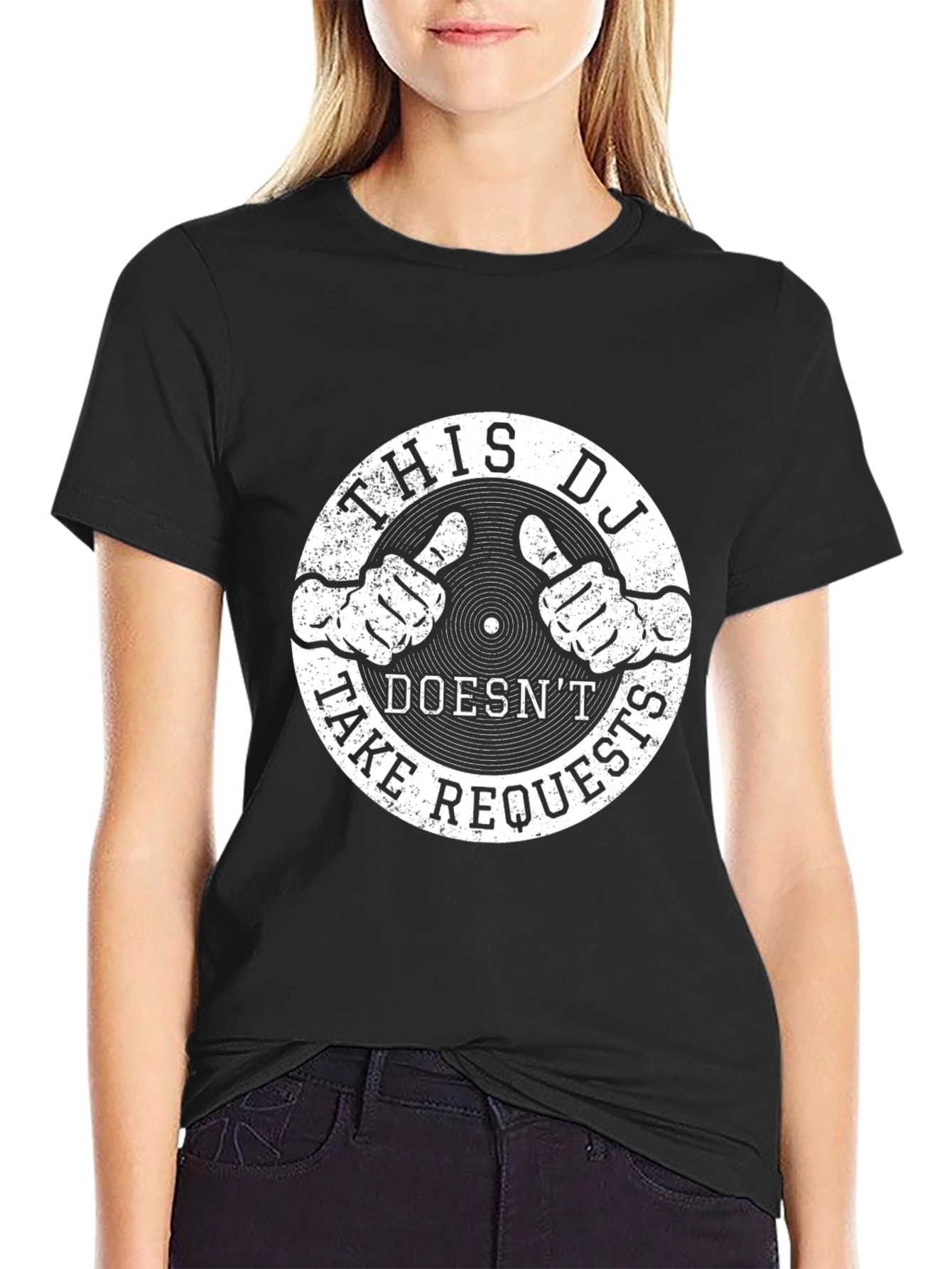This DJ Doesnt Take Requests - Graphic T-Shirt