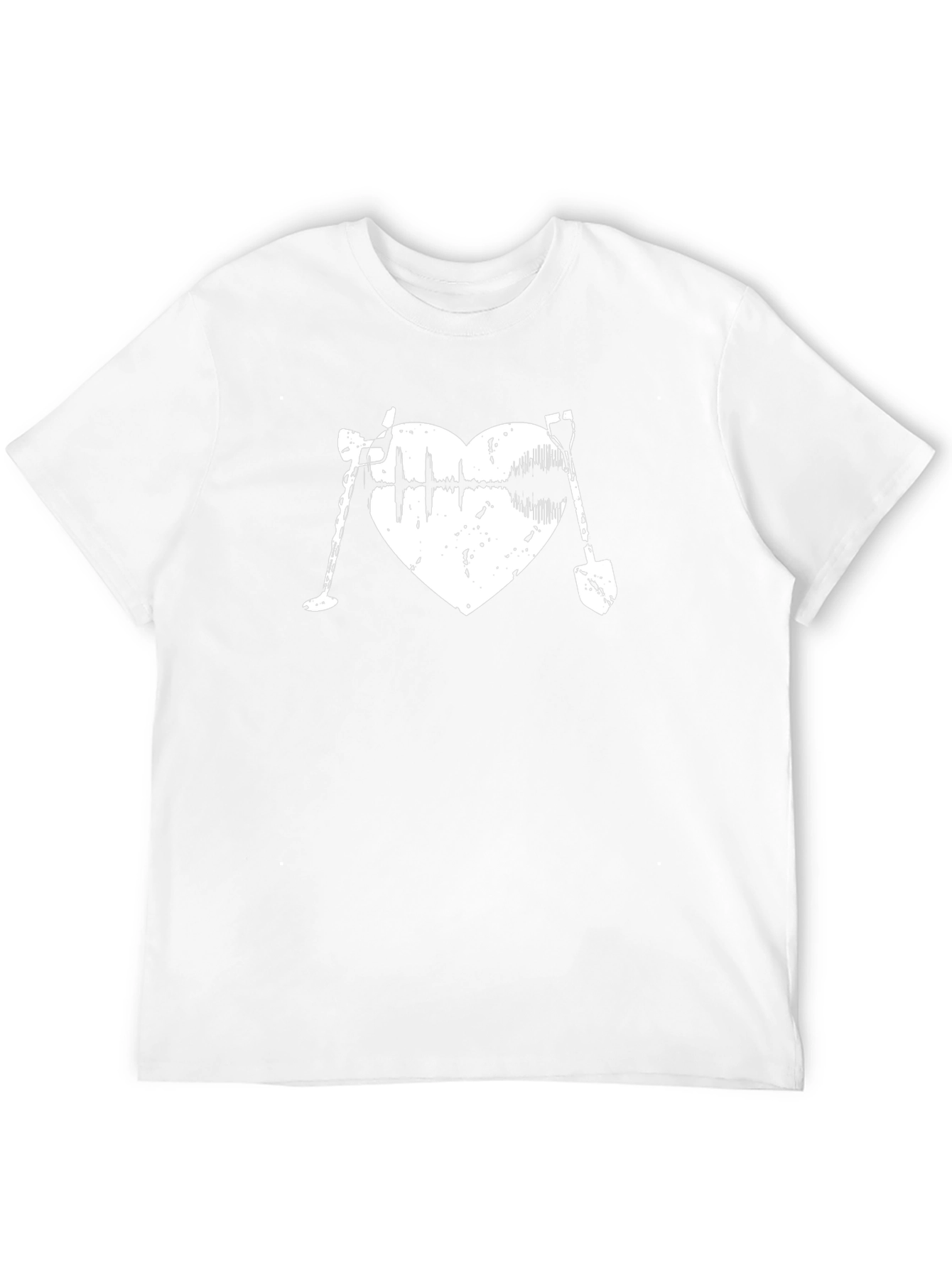Metal Detecting Heart T-Shirt