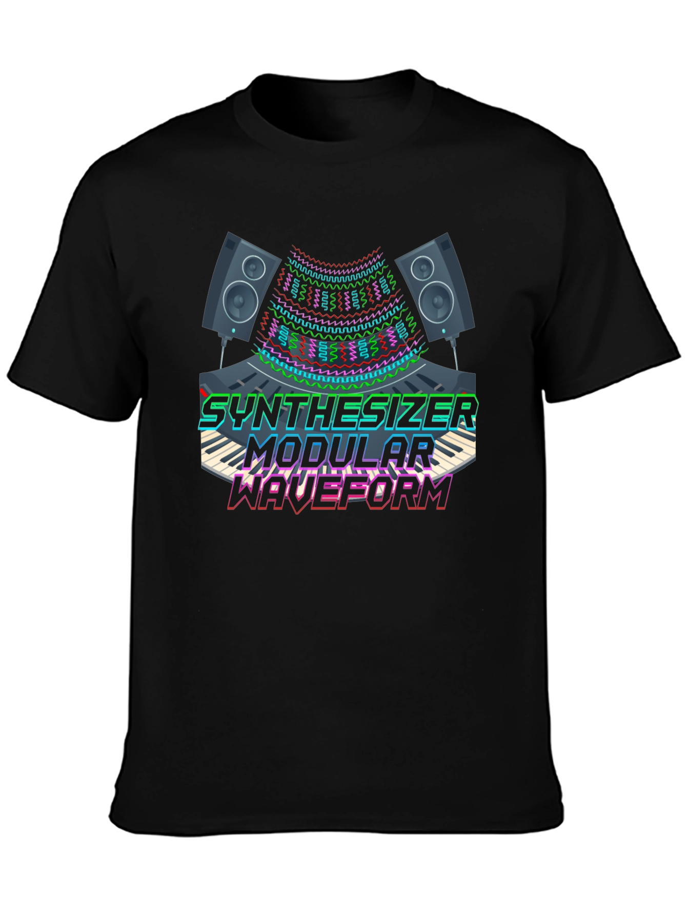 Synthesizer Modular Waveform Graphic Tee