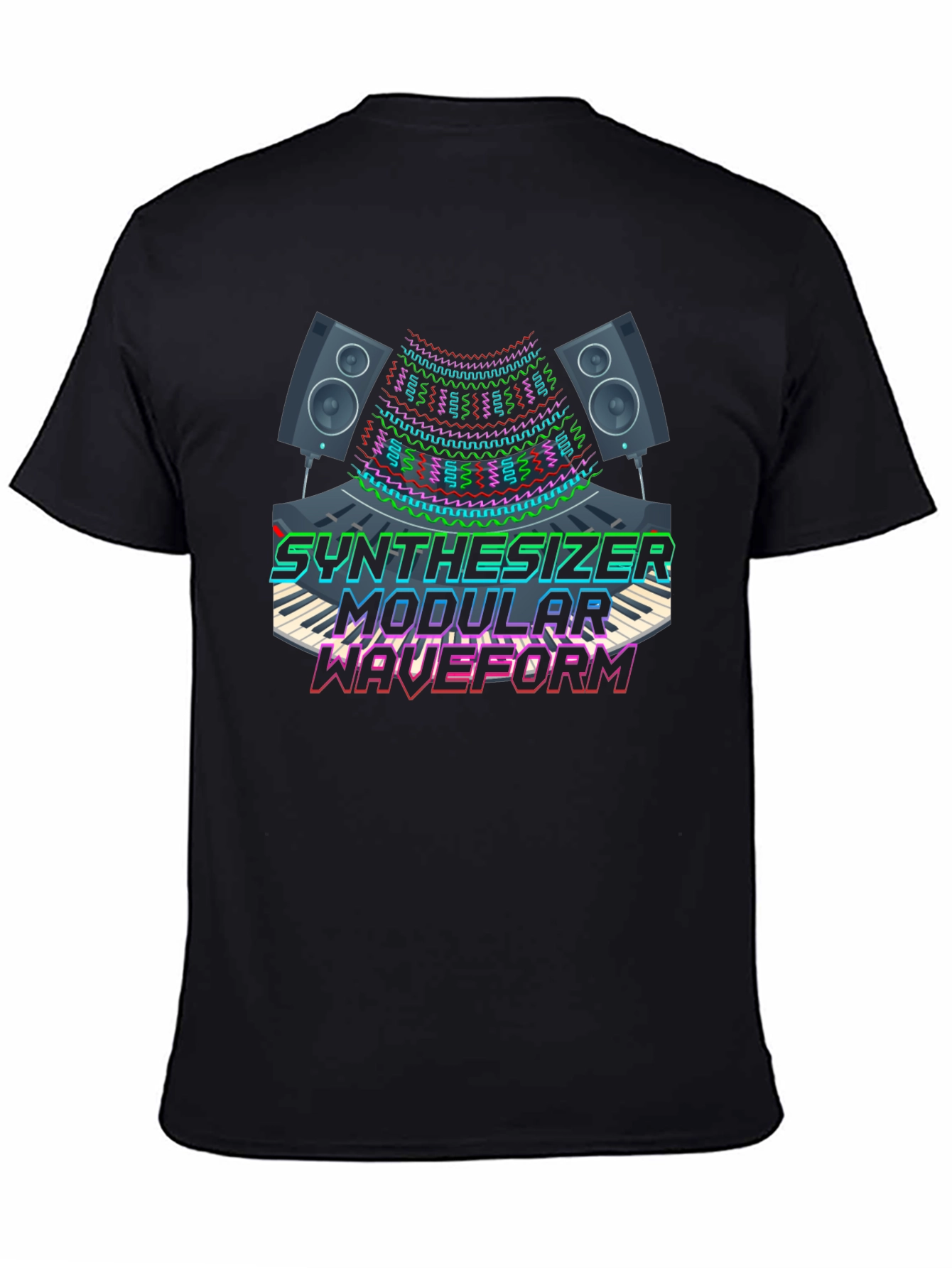Synthesizer Modular Waveform Graphic Tee
