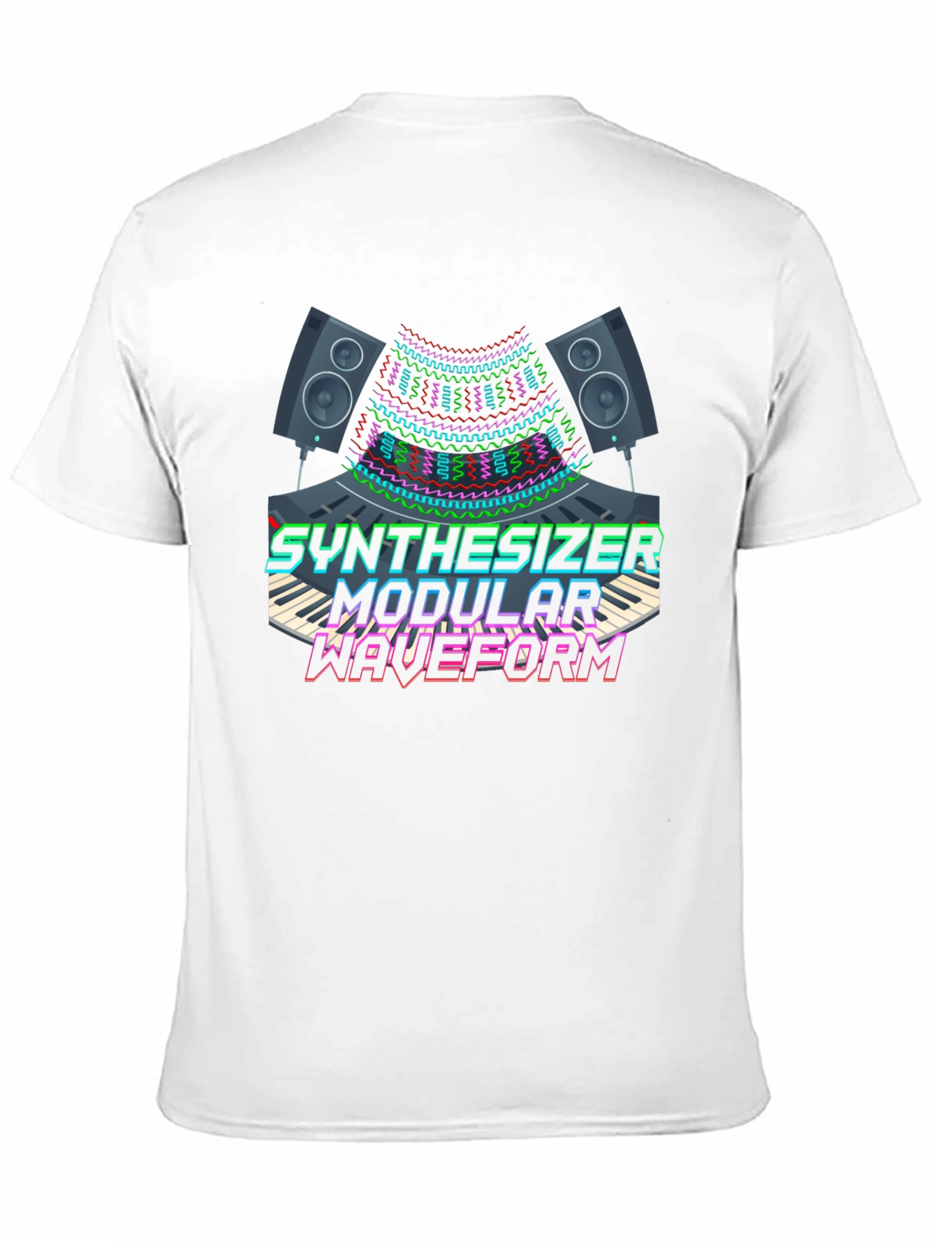 Synthesizer Modular Waveform Graphic Tee