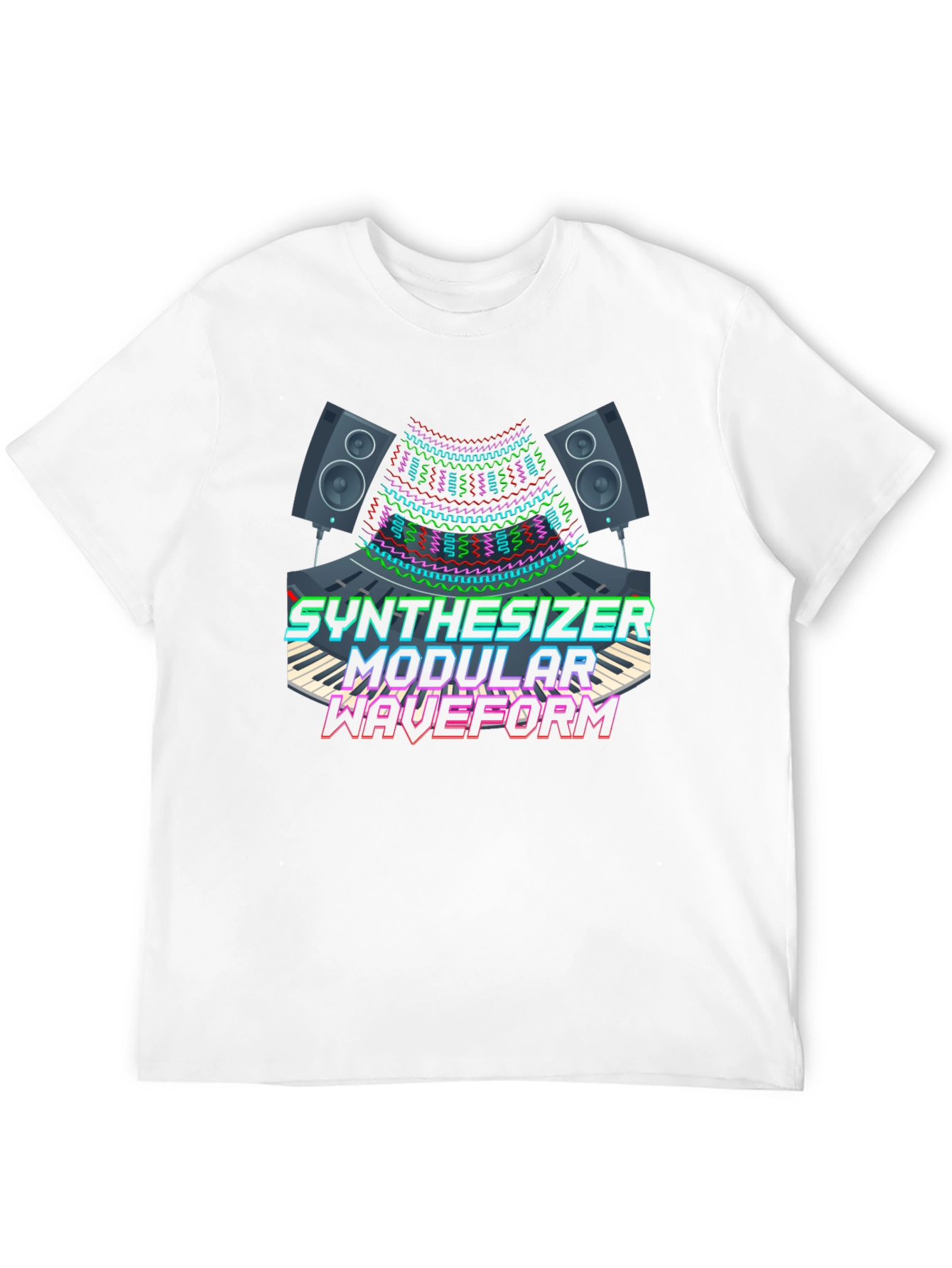 Synthesizer Modular Waveform Graphic Tee
