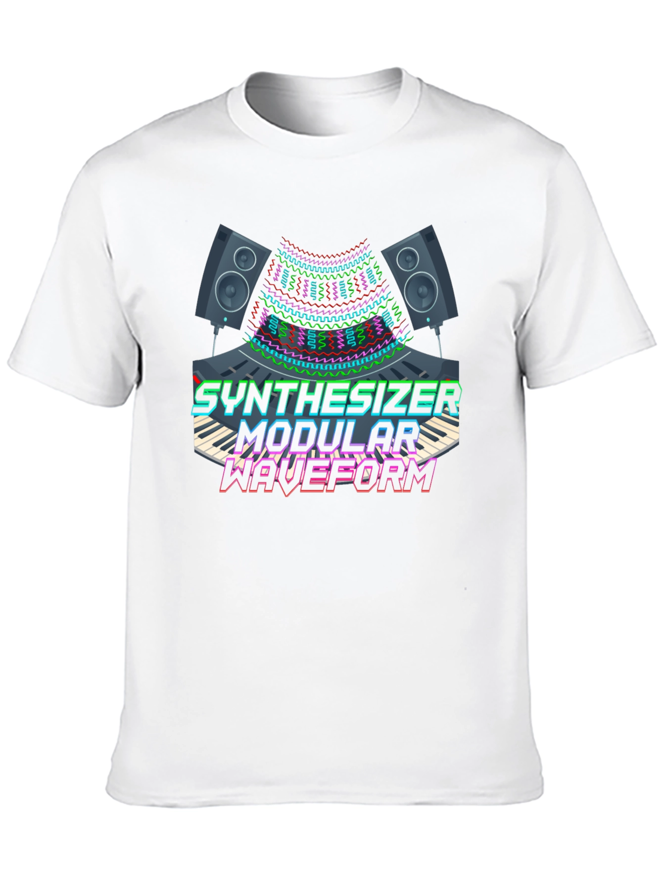 Synthesizer Modular Waveform Graphic Tee