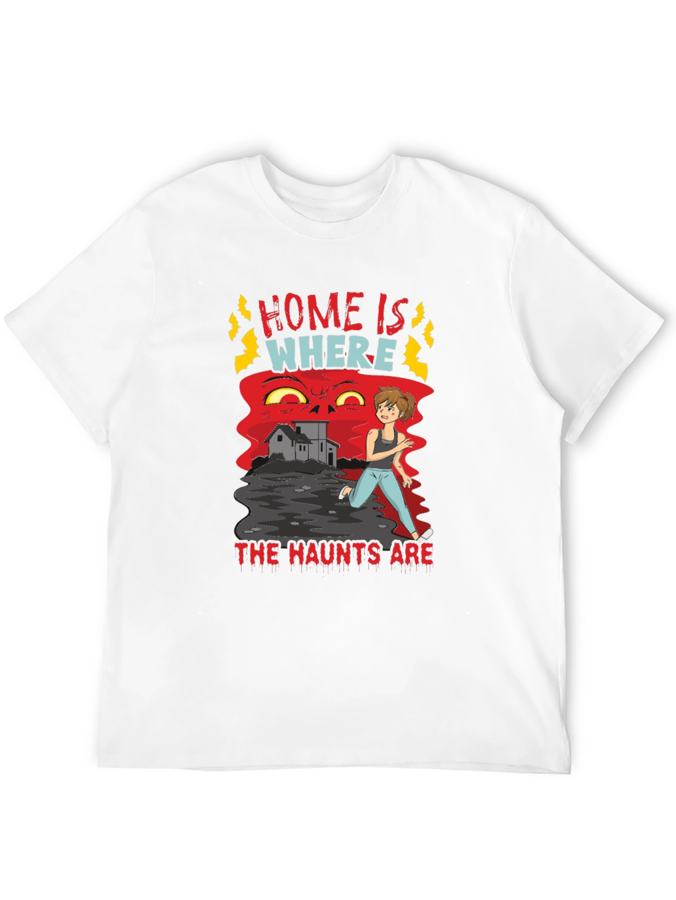Haunted Home T-Shirt - Where The Haunts Are Tee