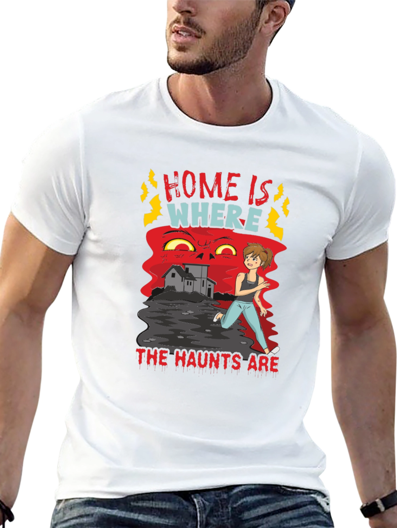 Haunted Home T-Shirt - Where The Haunts Are Tee