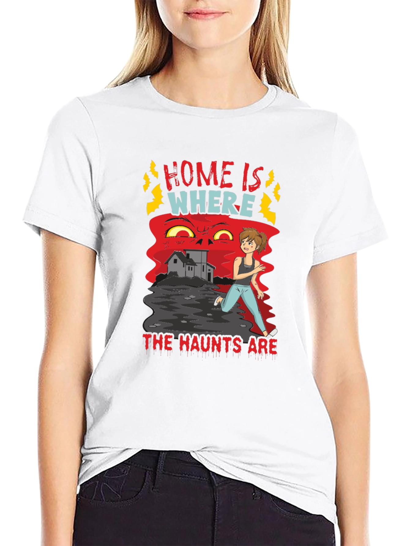 Haunted Home T-Shirt - Where The Haunts Are Tee