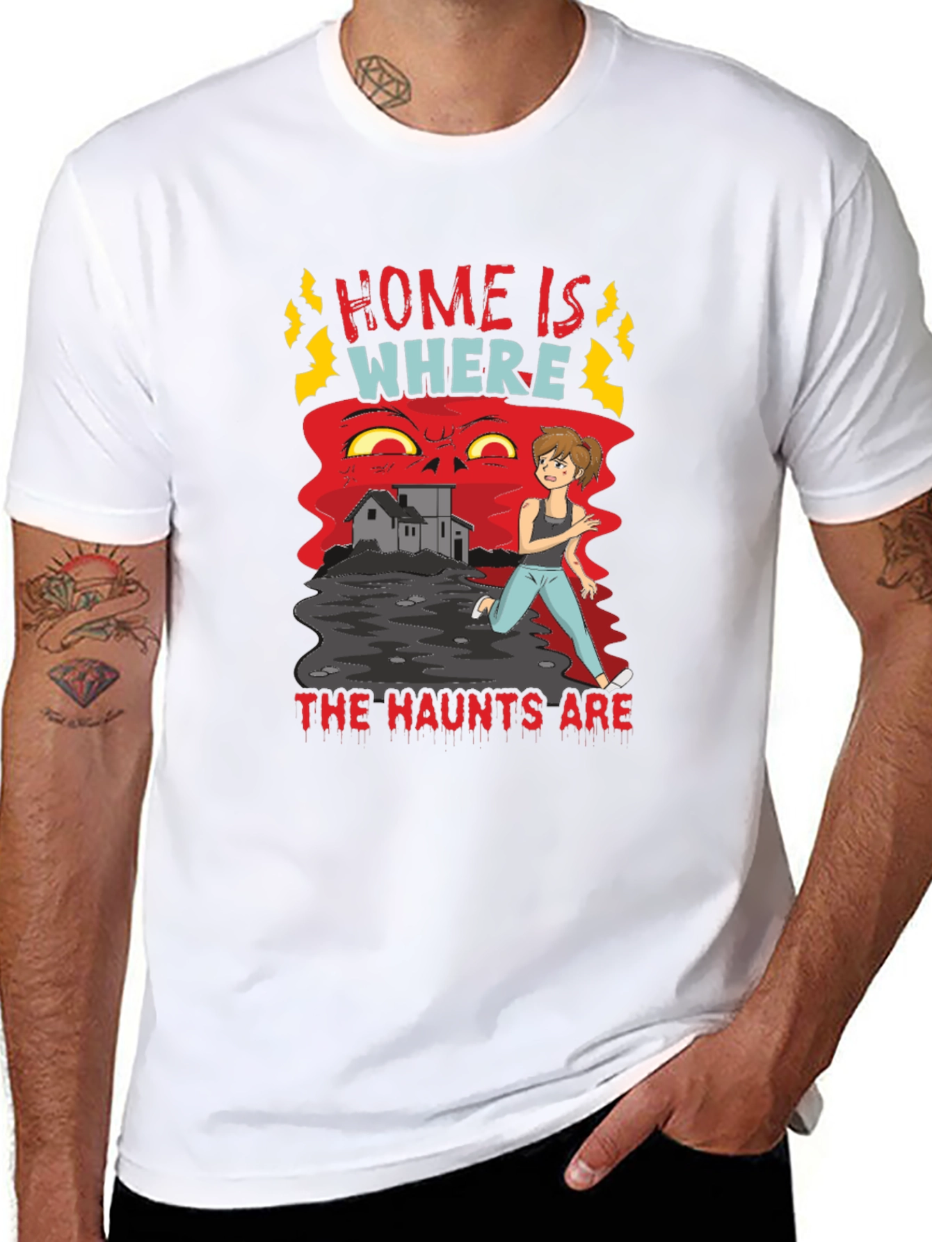 Haunted Home T-Shirt - Where The Haunts Are Tee