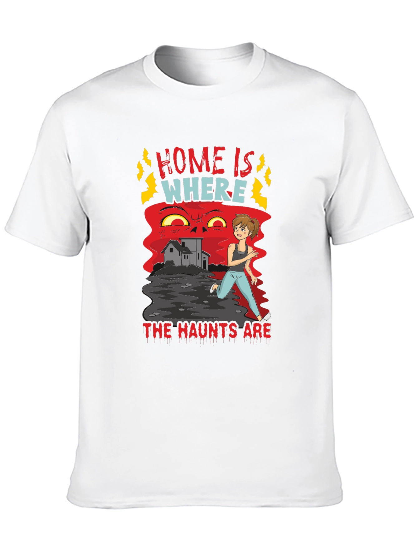 Haunted Home T-Shirt - Where The Haunts Are Tee