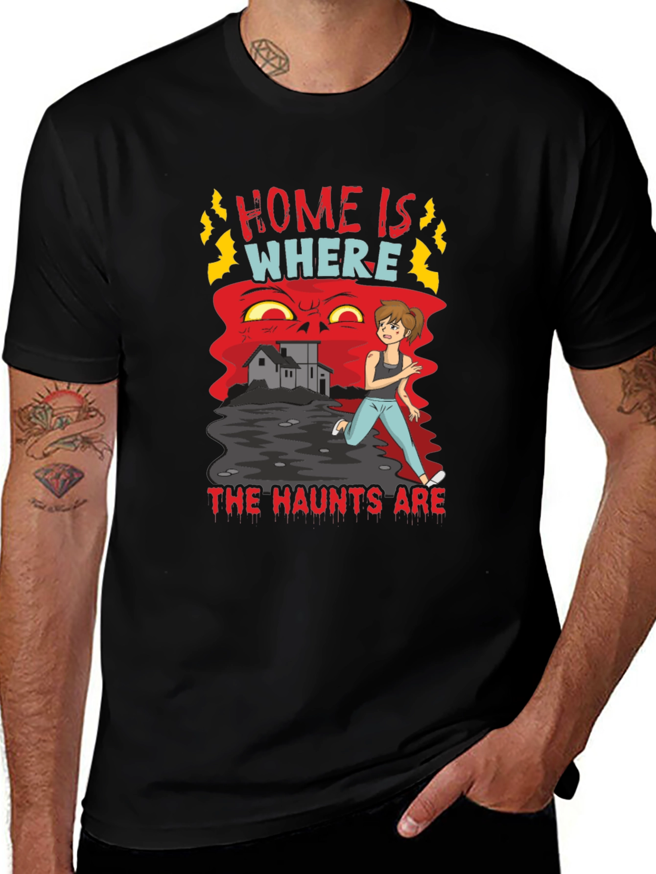 Haunted Home T-Shirt - Where The Haunts Are Tee