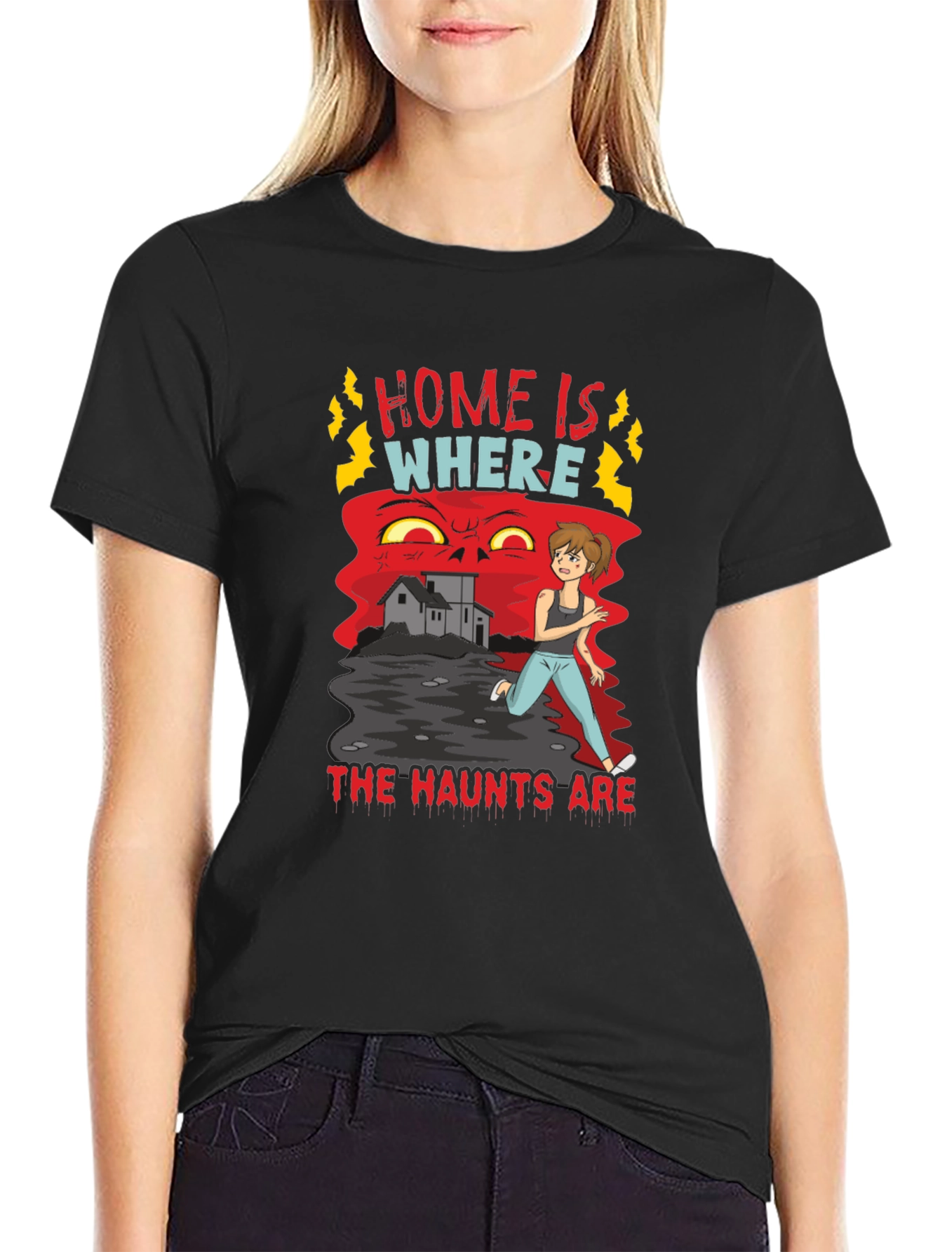 Haunted Home T-Shirt - Where The Haunts Are Tee