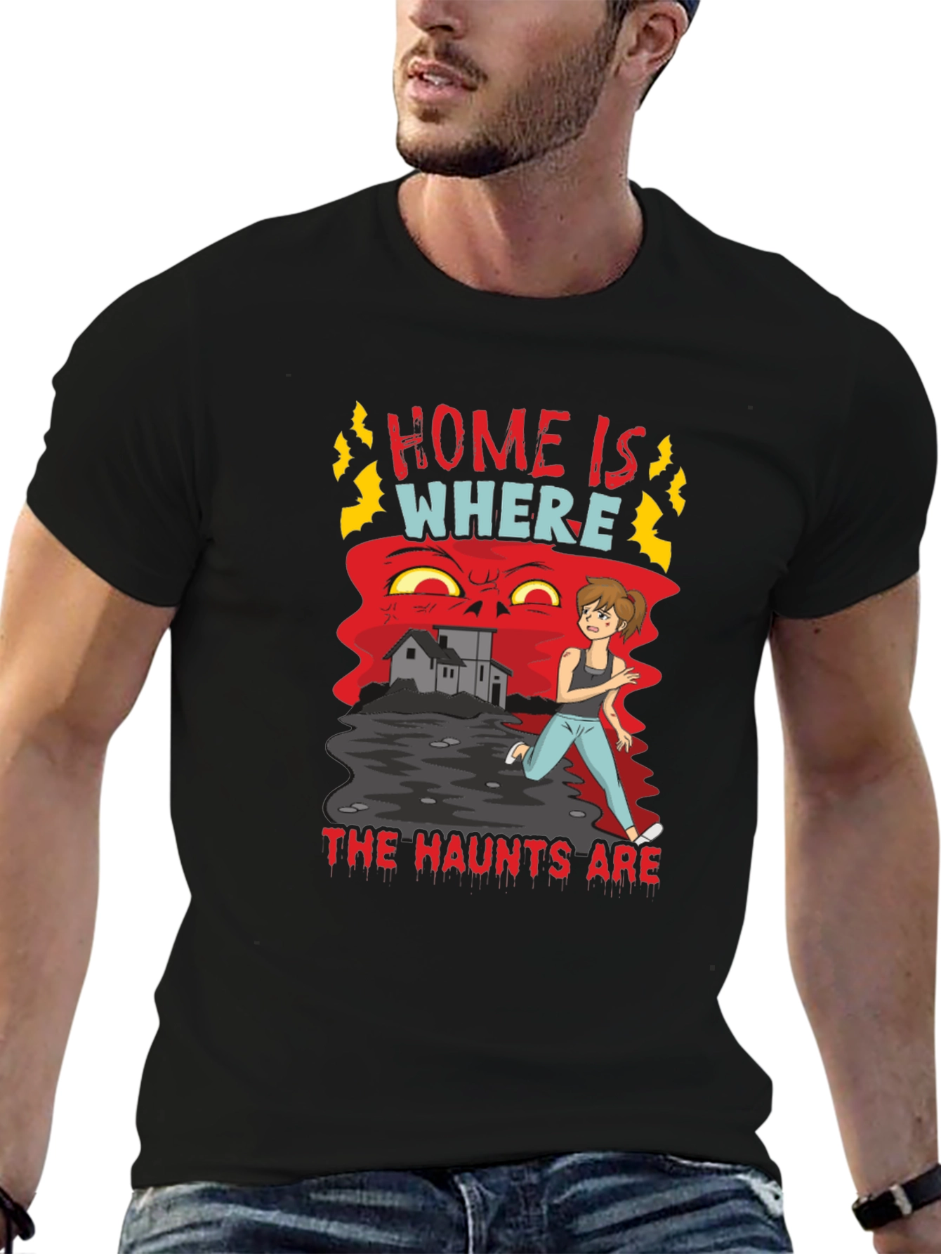 Haunted Home T-Shirt - Where The Haunts Are Tee