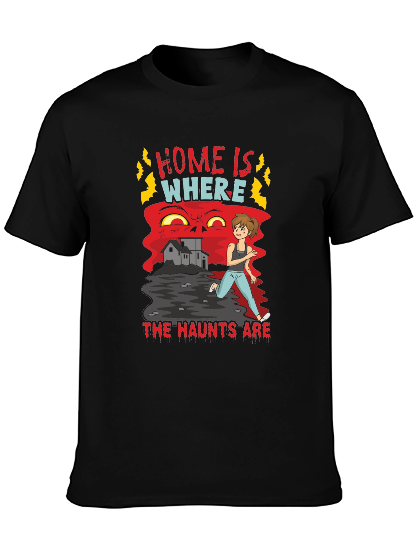 Haunted Home T-Shirt - Where The Haunts Are Tee