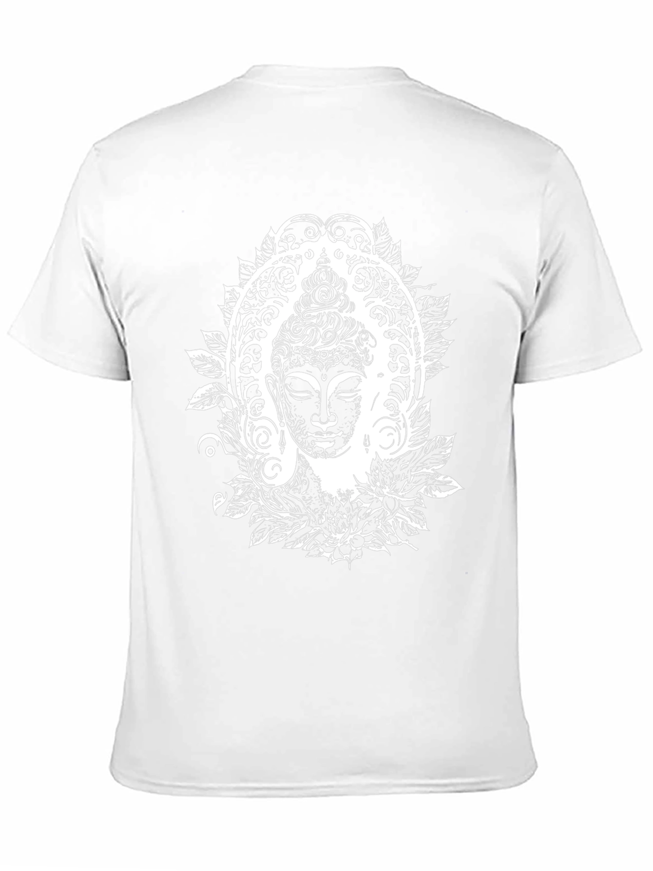 Buddha Graphic Tee - Black Cotton Comfort