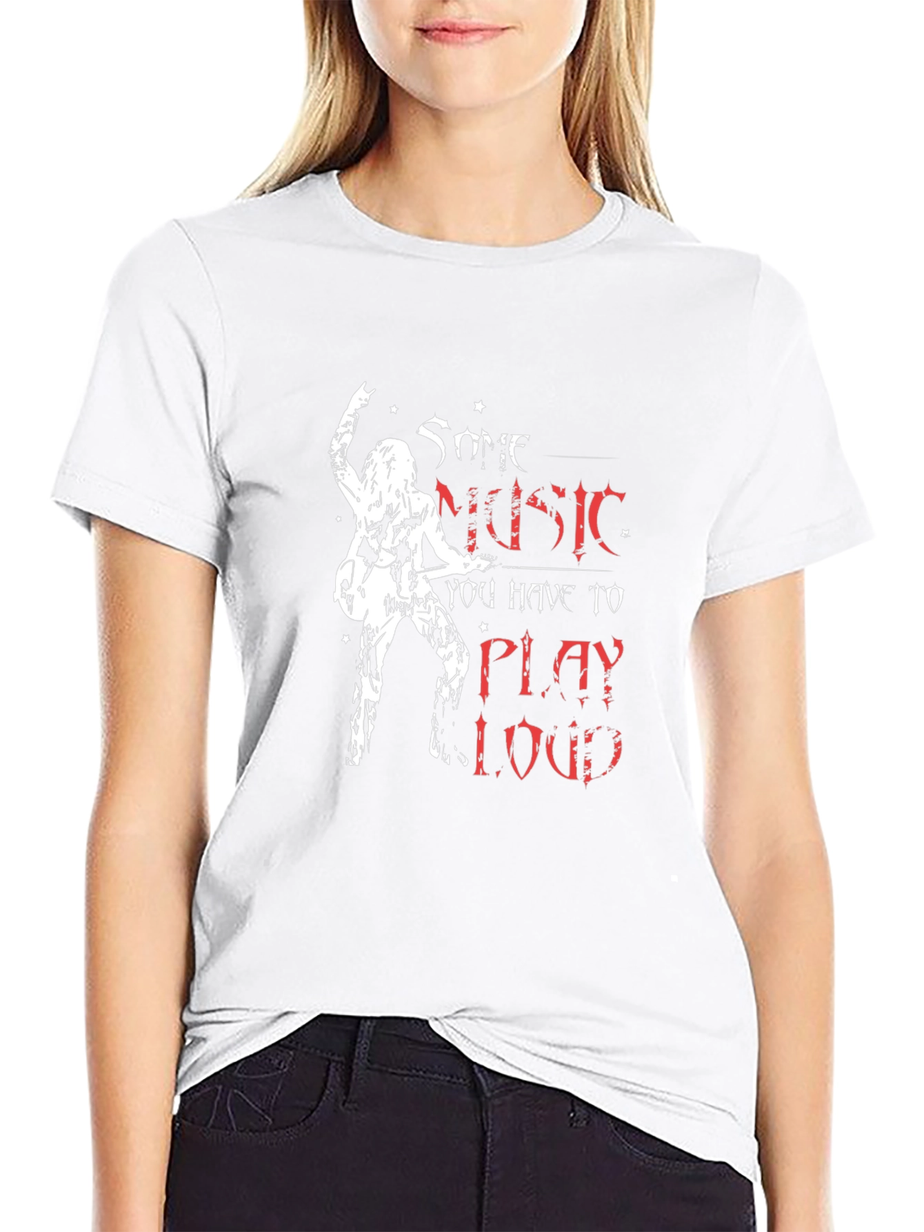 Some Music You Have to Play Loud Black T-Shirt