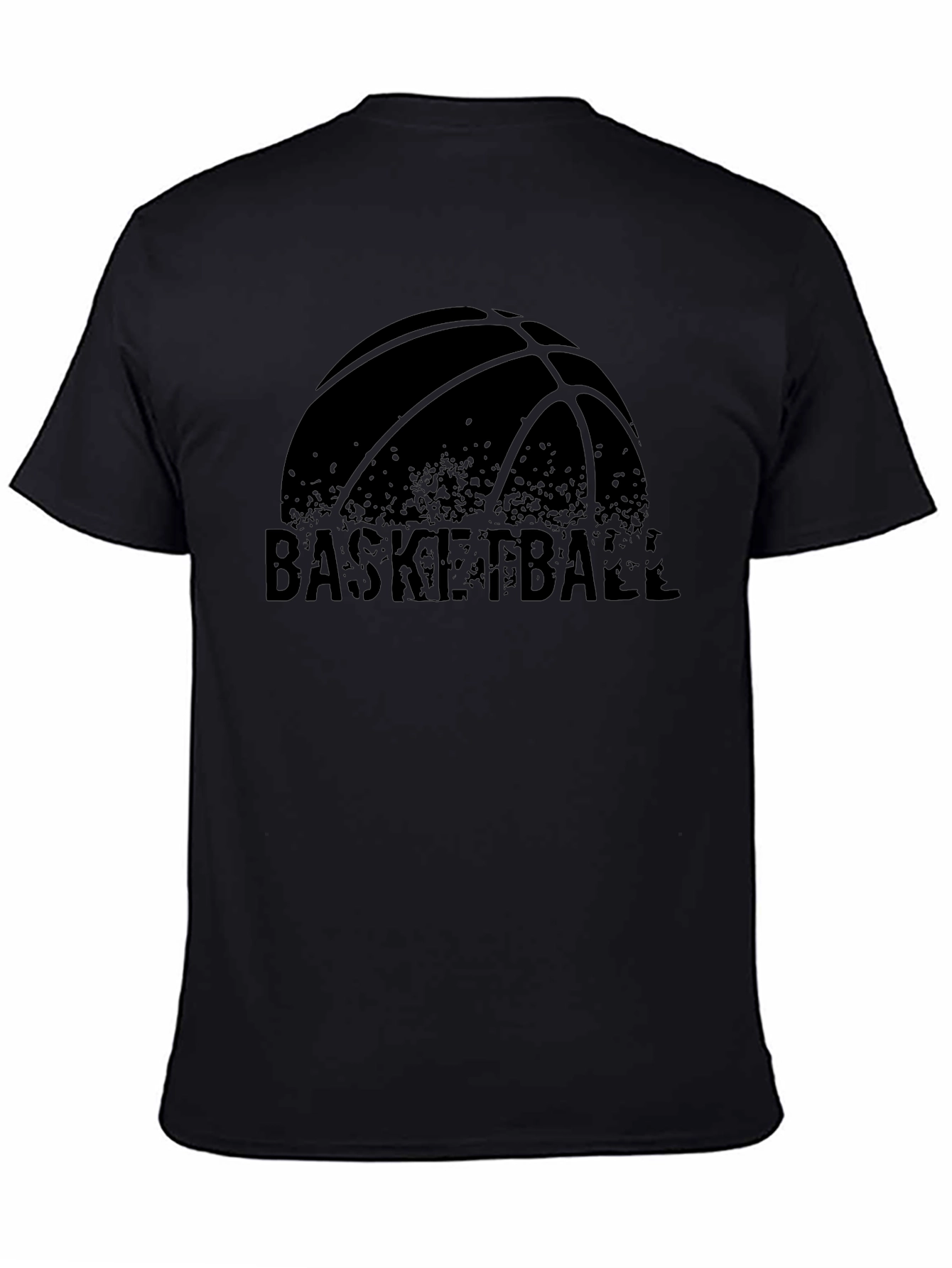 Basketball Graphic Black T-Shirt