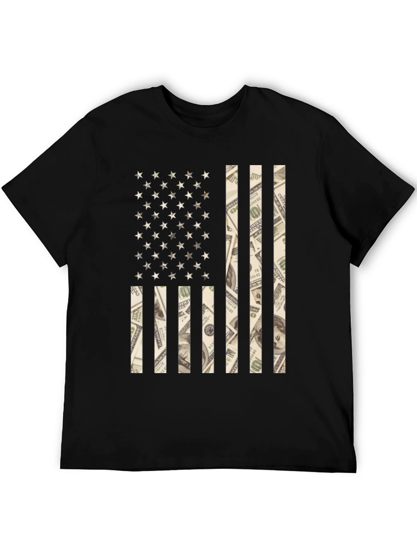 American Flag Money Graphic Tee