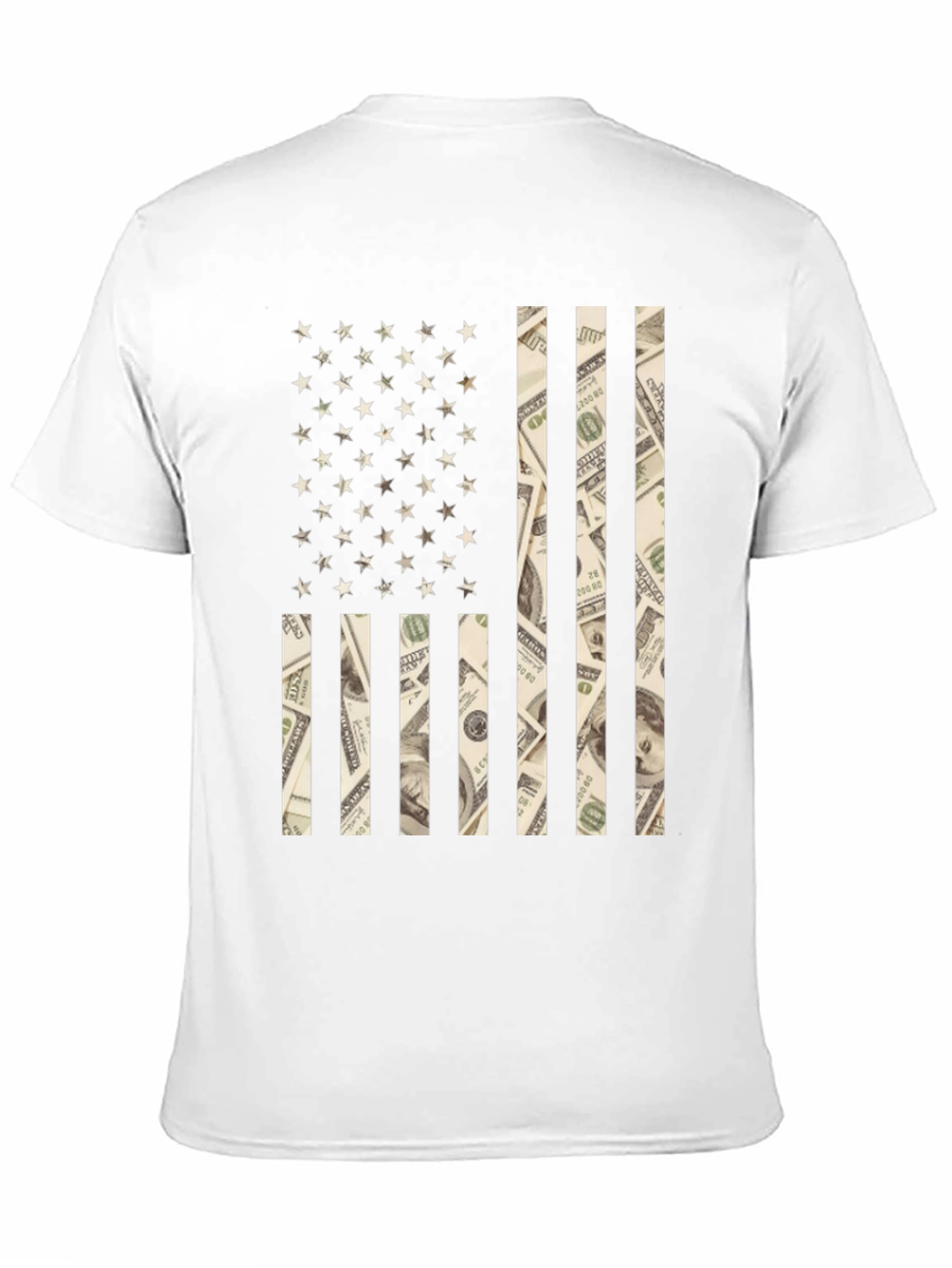 American Flag Money Graphic Tee
