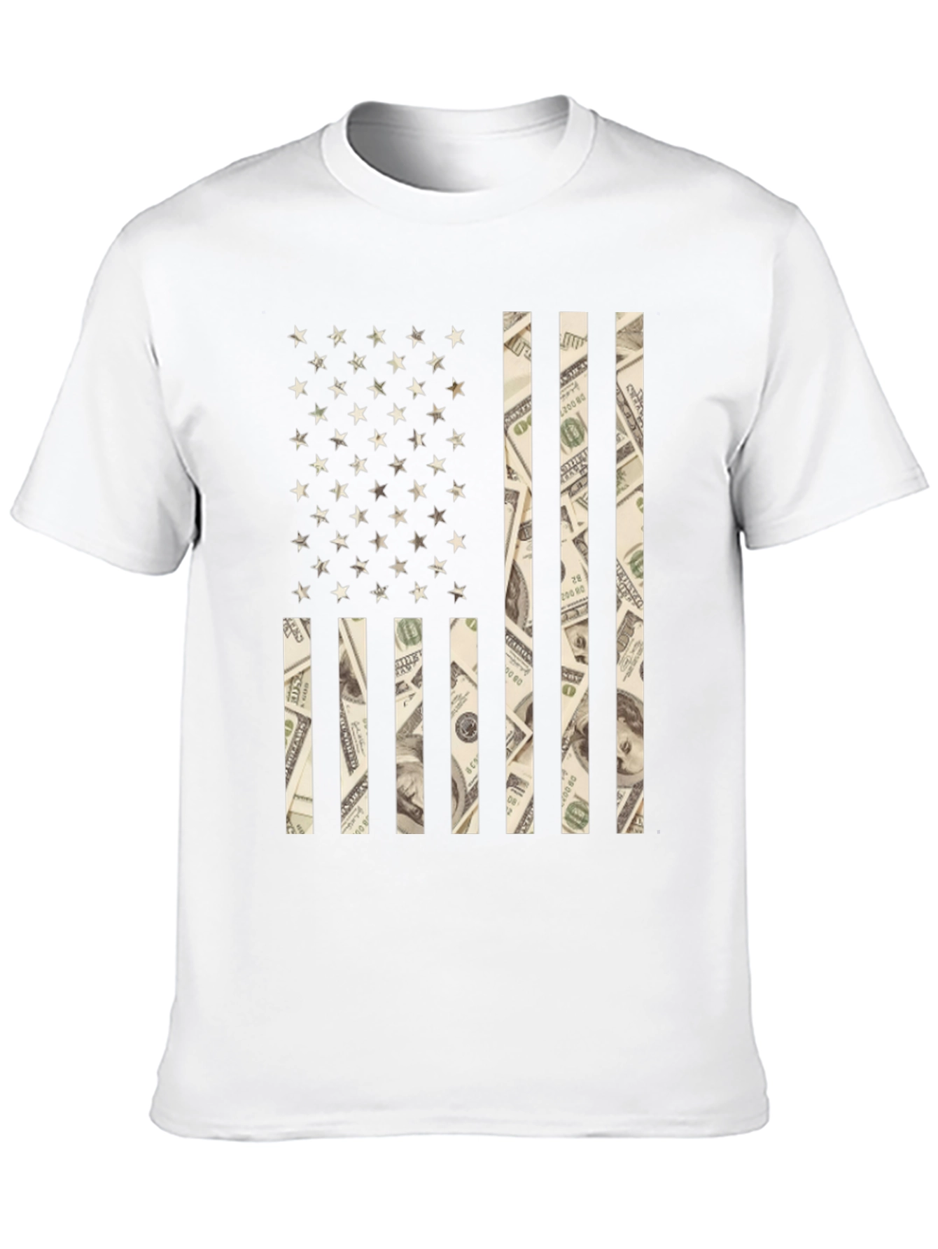 American Flag Money Graphic Tee