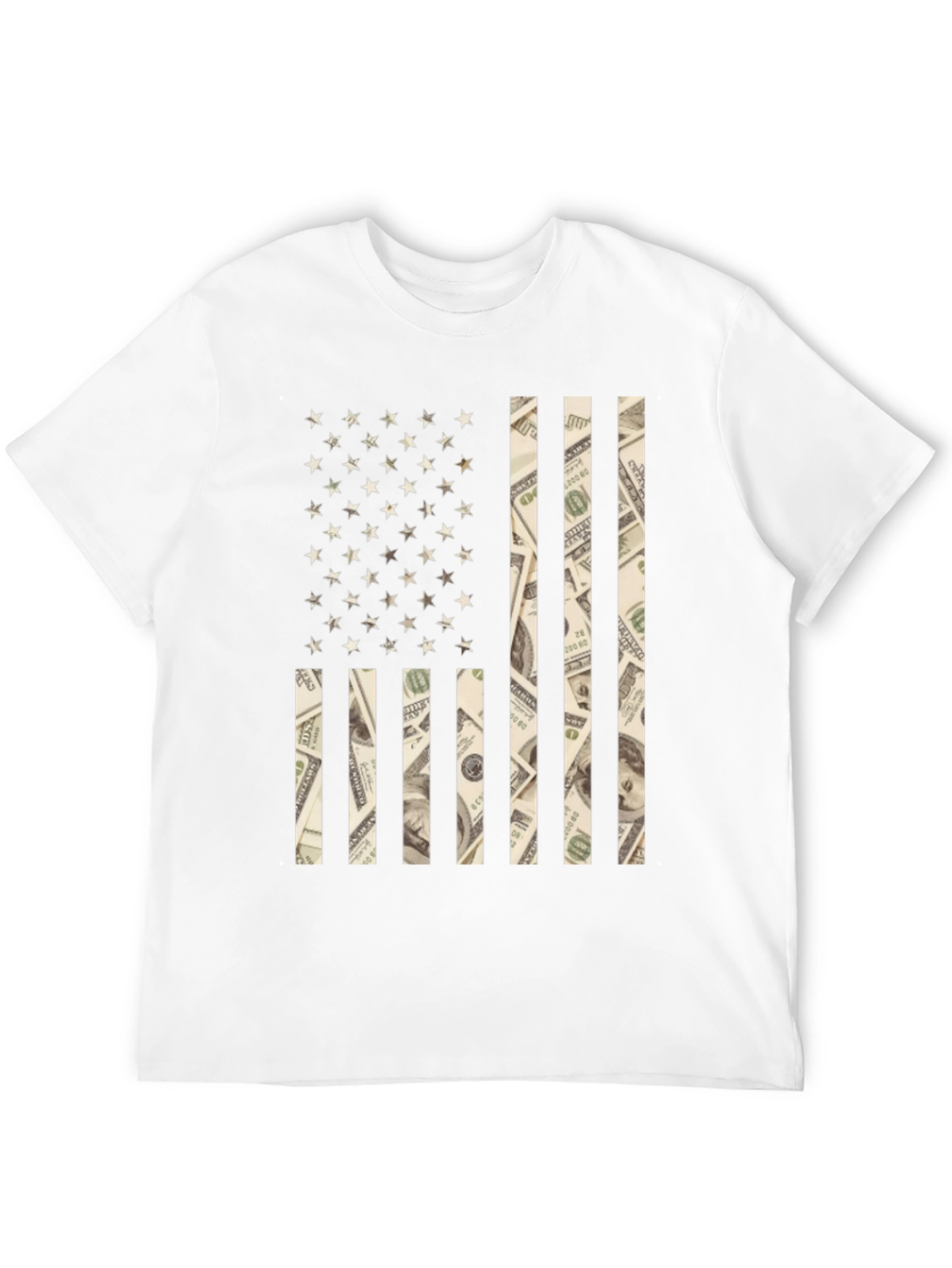 American Flag Money Graphic Tee