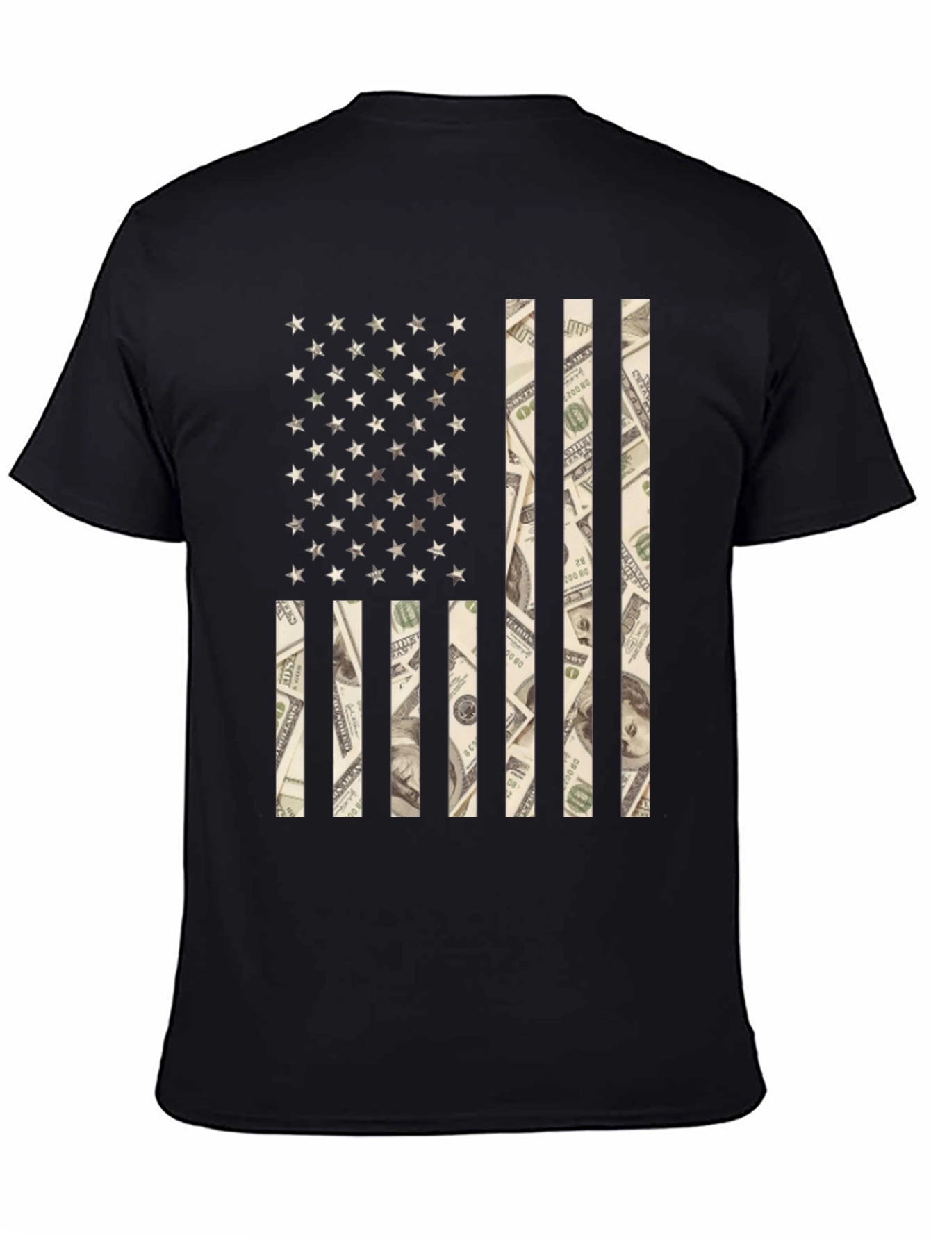 American Flag Money Graphic Tee
