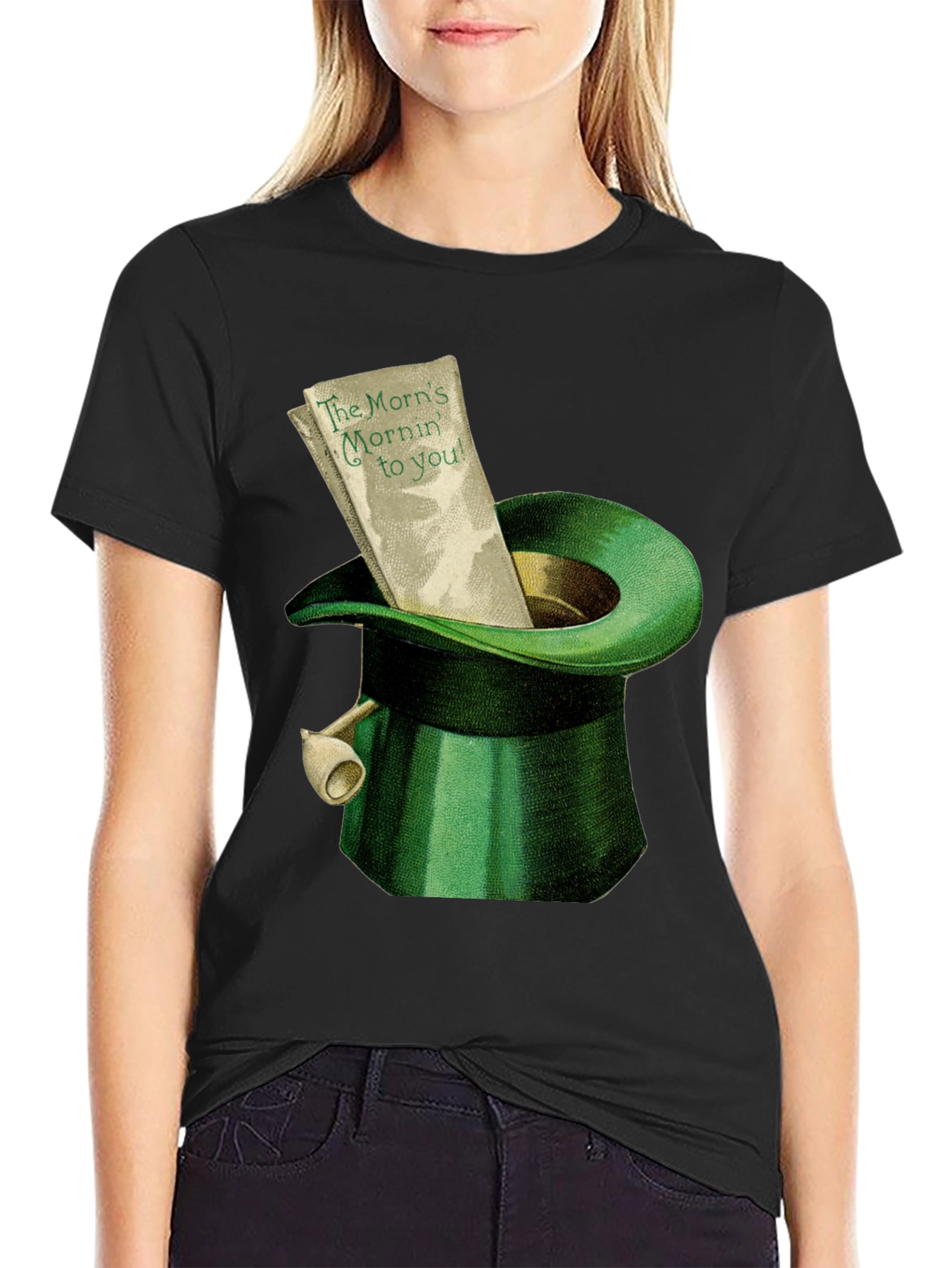 St. Patricks Day Leprechaun Hat Graphic Tee