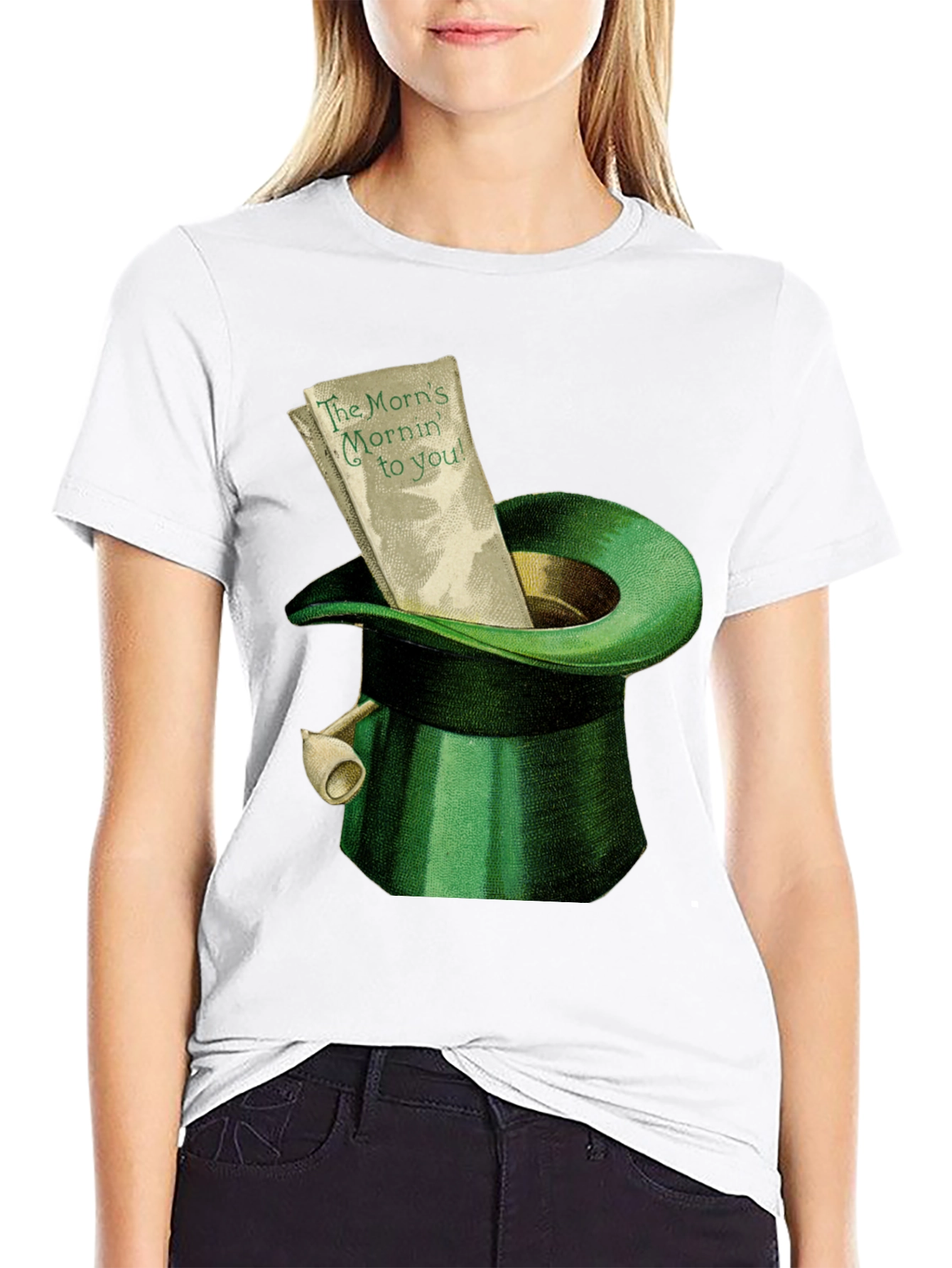 St. Patricks Day Leprechaun Hat Graphic Tee