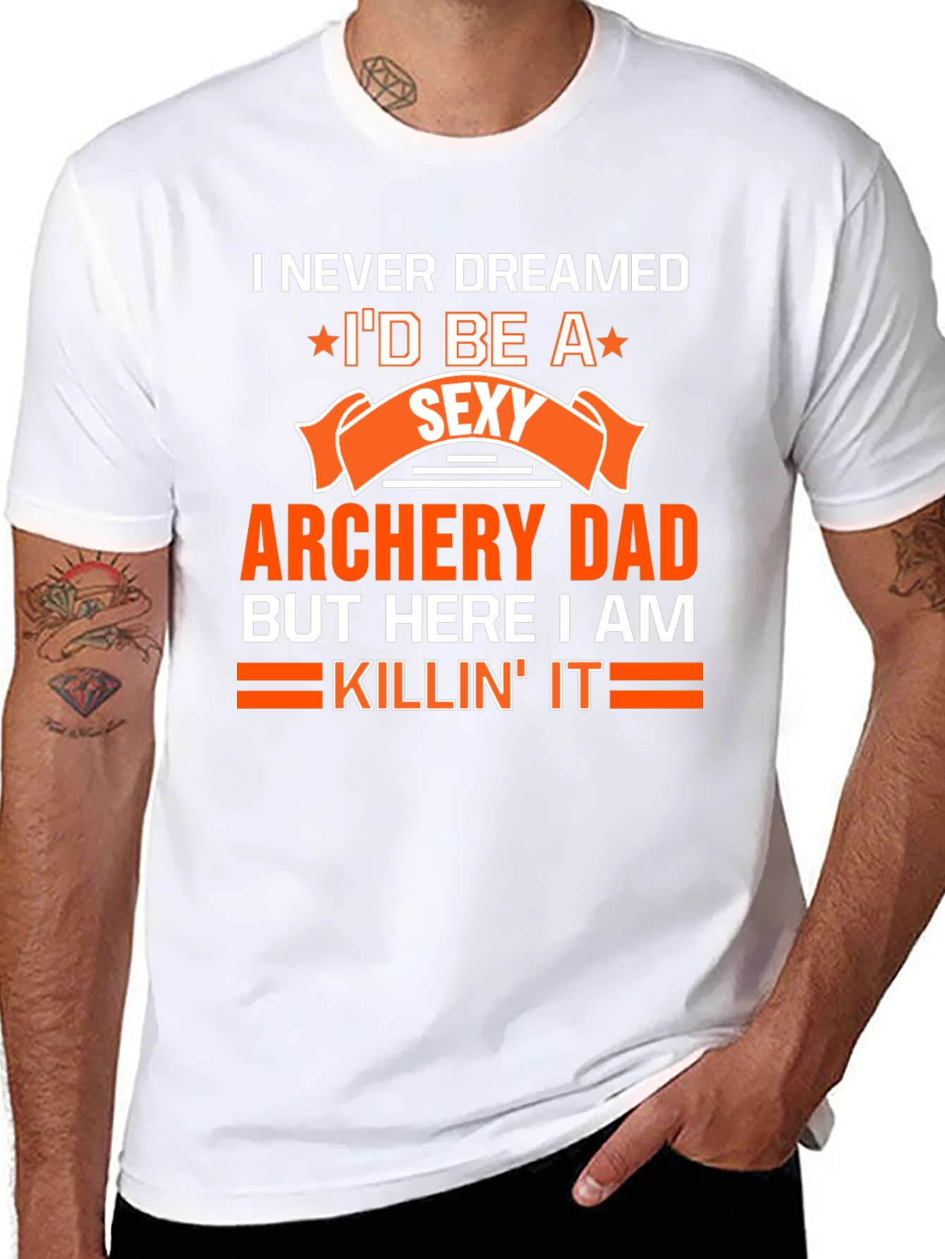 Sexy Archery Dad T-Shirt - Novelty Graphic Tee