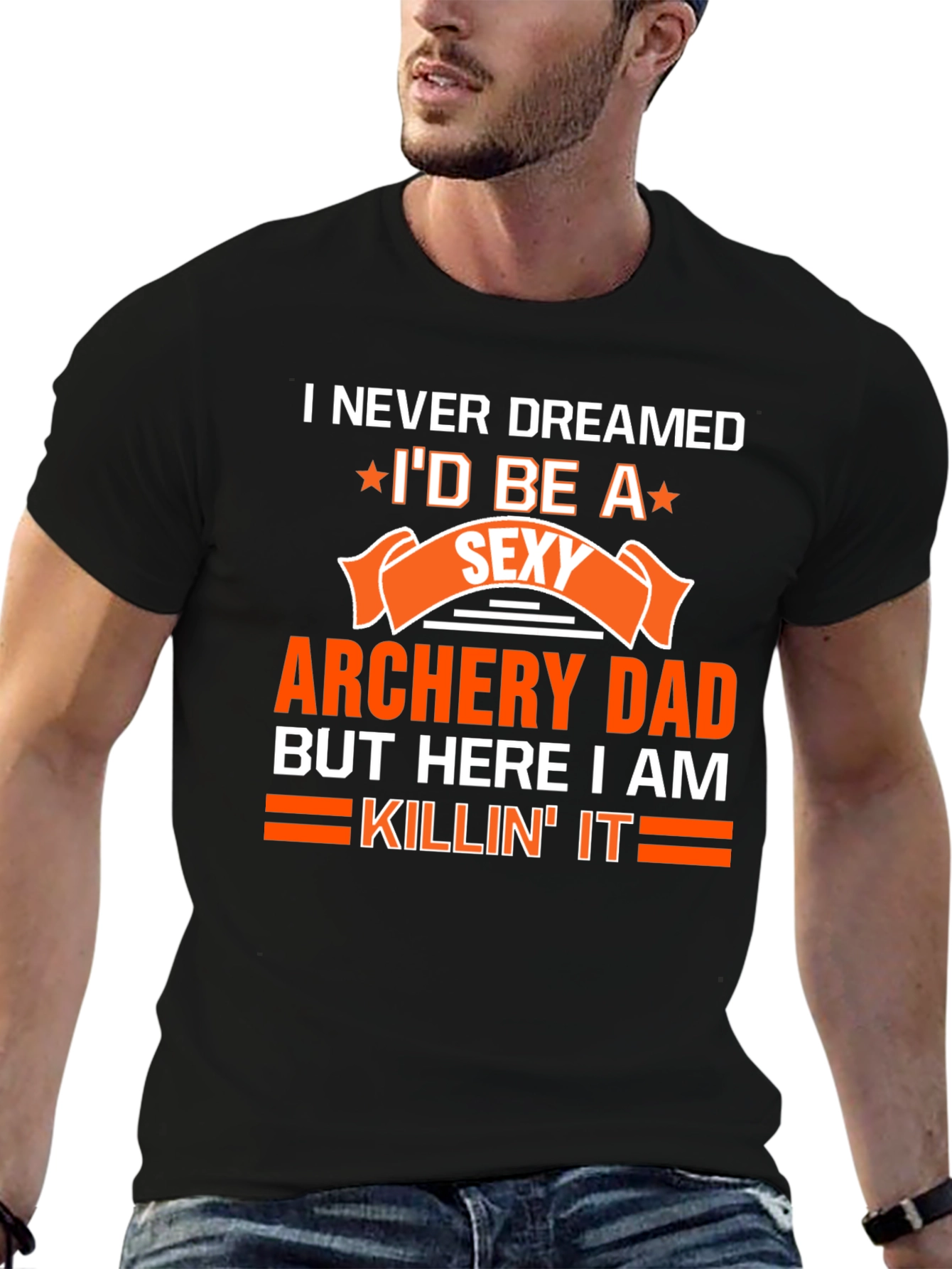 Sexy Archery Dad T-Shirt - Novelty Graphic Tee