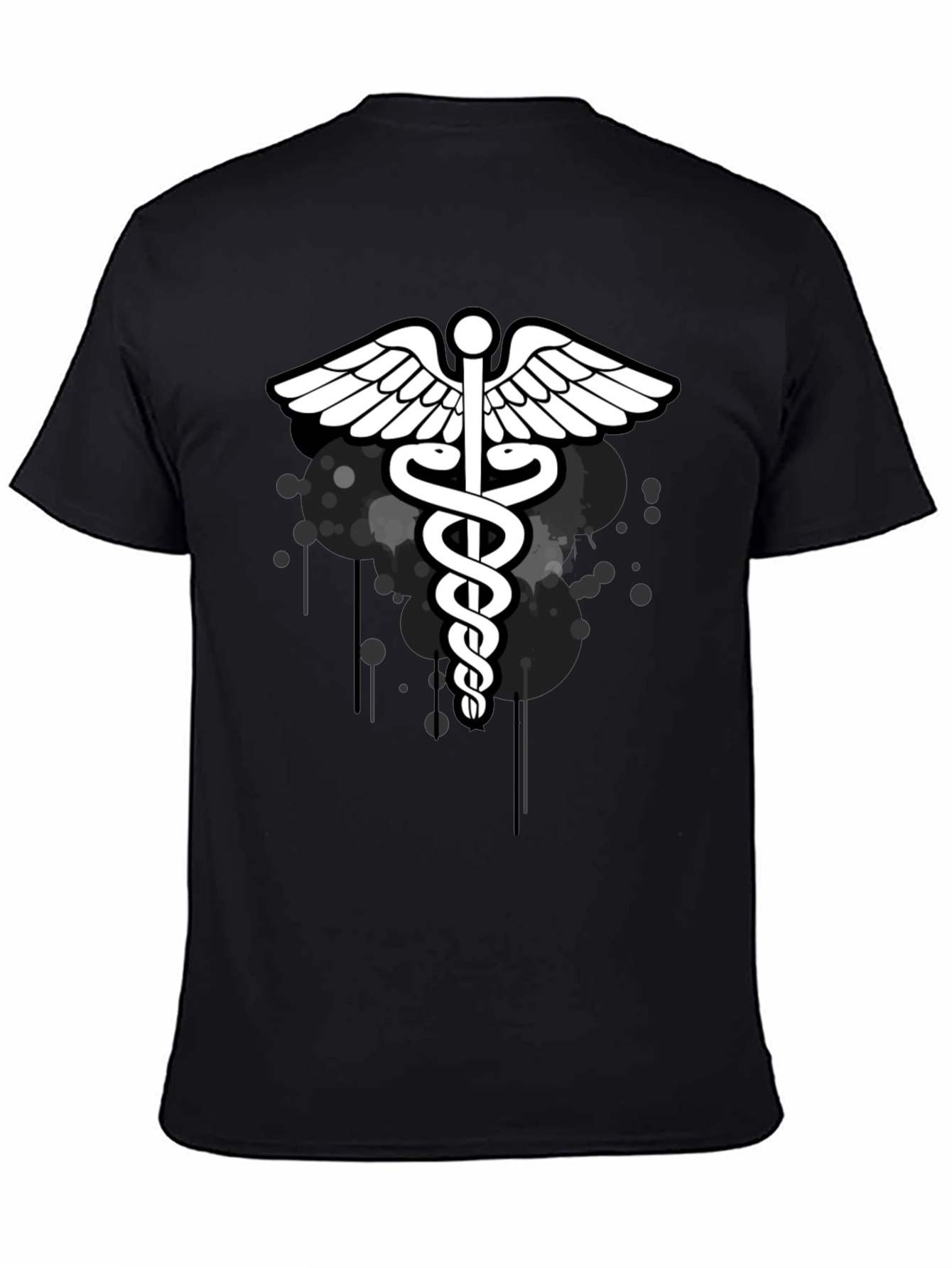 Caduceus Graphic T-Shirt - Medical Symbol Tee
