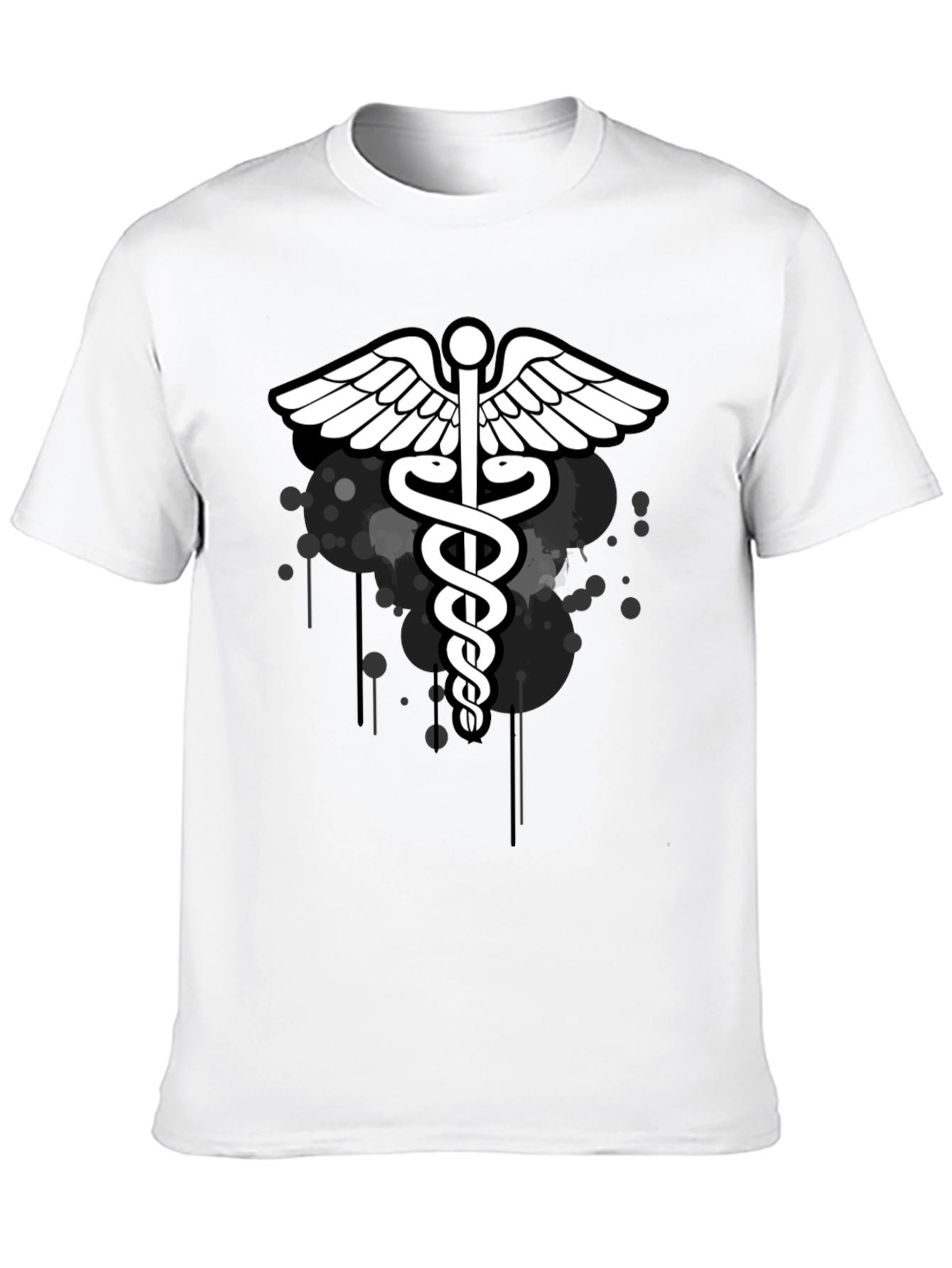 Caduceus Graphic T-Shirt - Medical Symbol Tee