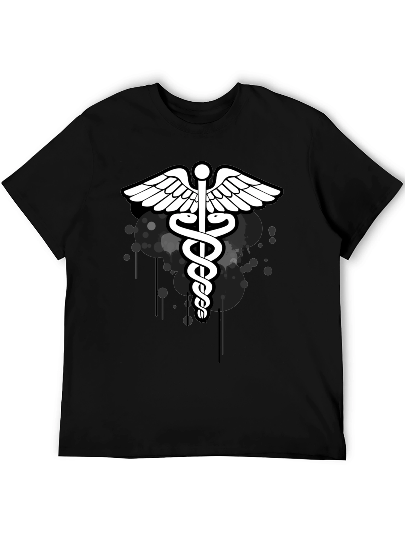 Caduceus Graphic T-Shirt - Medical Symbol Tee