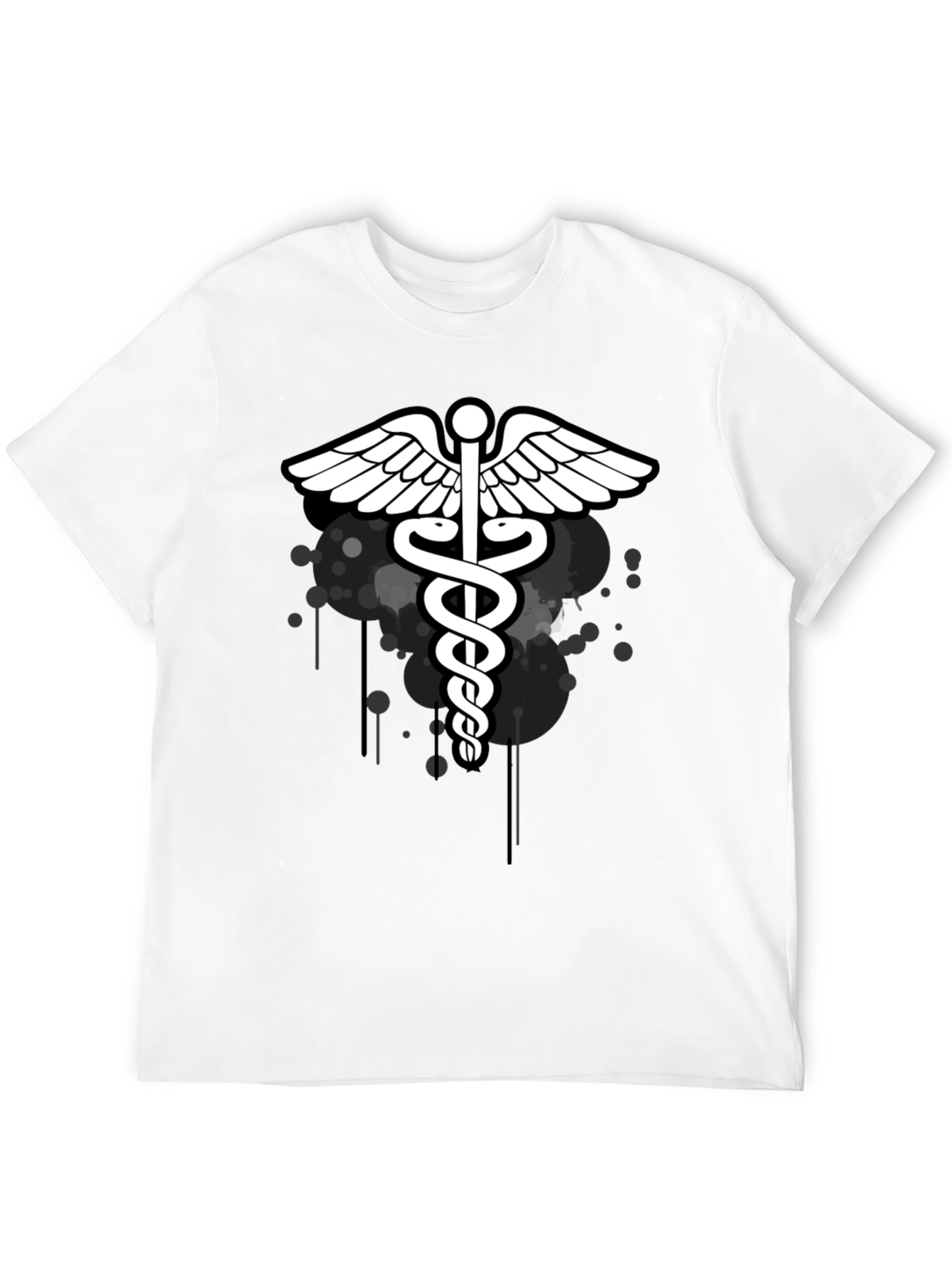 Caduceus Graphic T-Shirt - Medical Symbol Tee