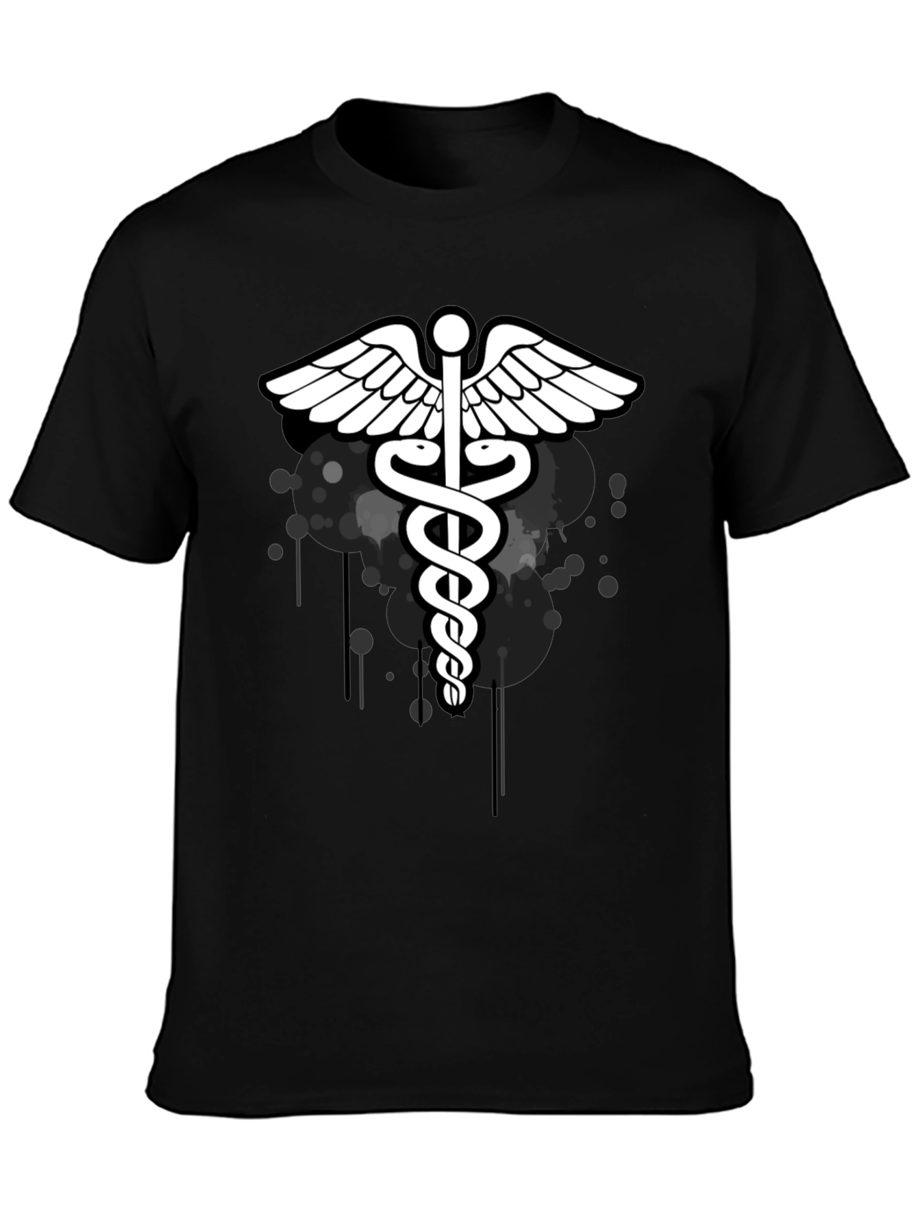 Caduceus Graphic T-Shirt - Medical Symbol Tee