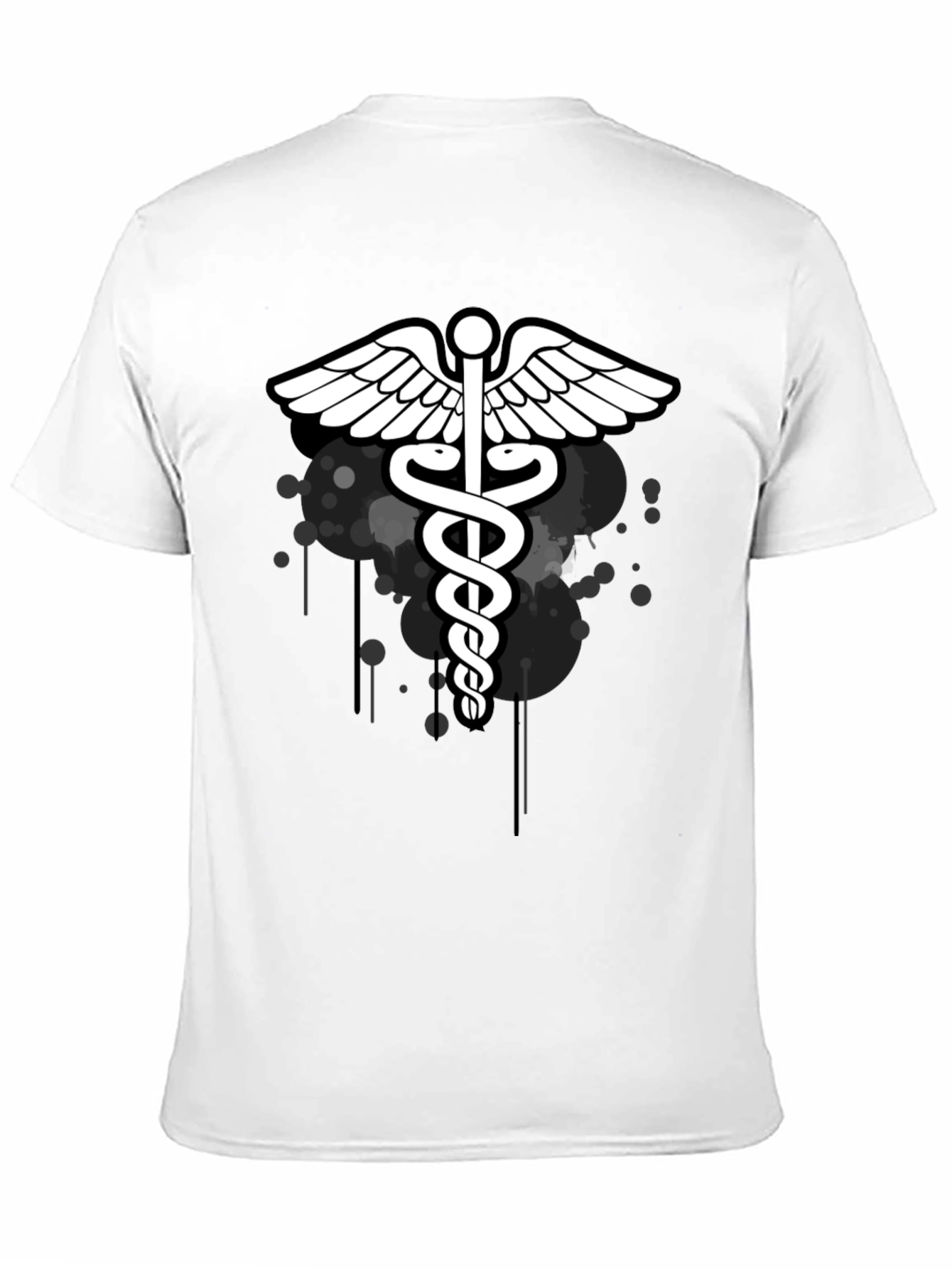 Caduceus Graphic T-Shirt - Medical Symbol Tee